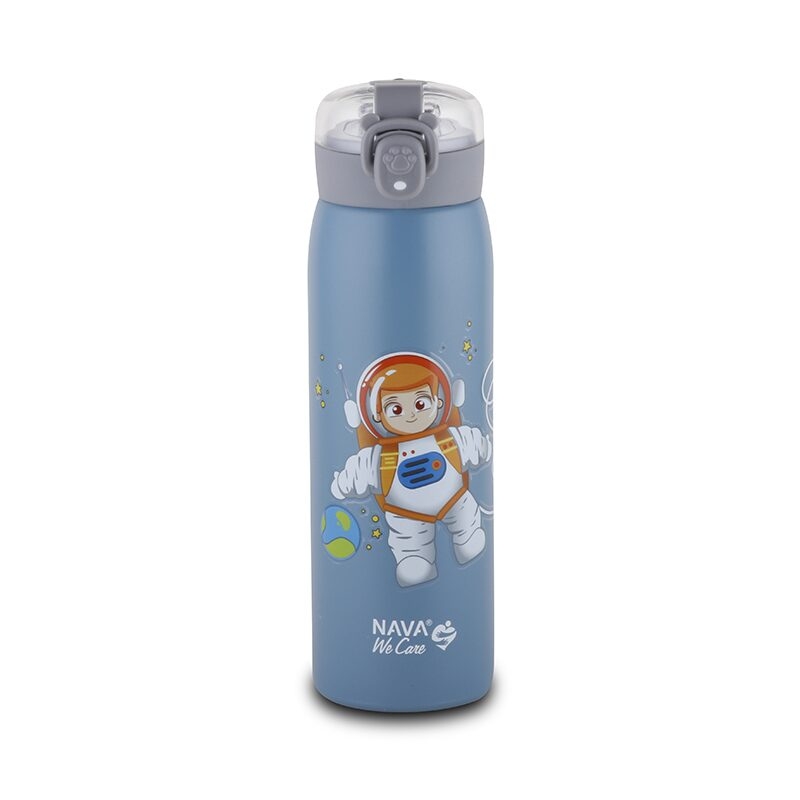 Sticla termoizolanta Nava We care 500ml albastru