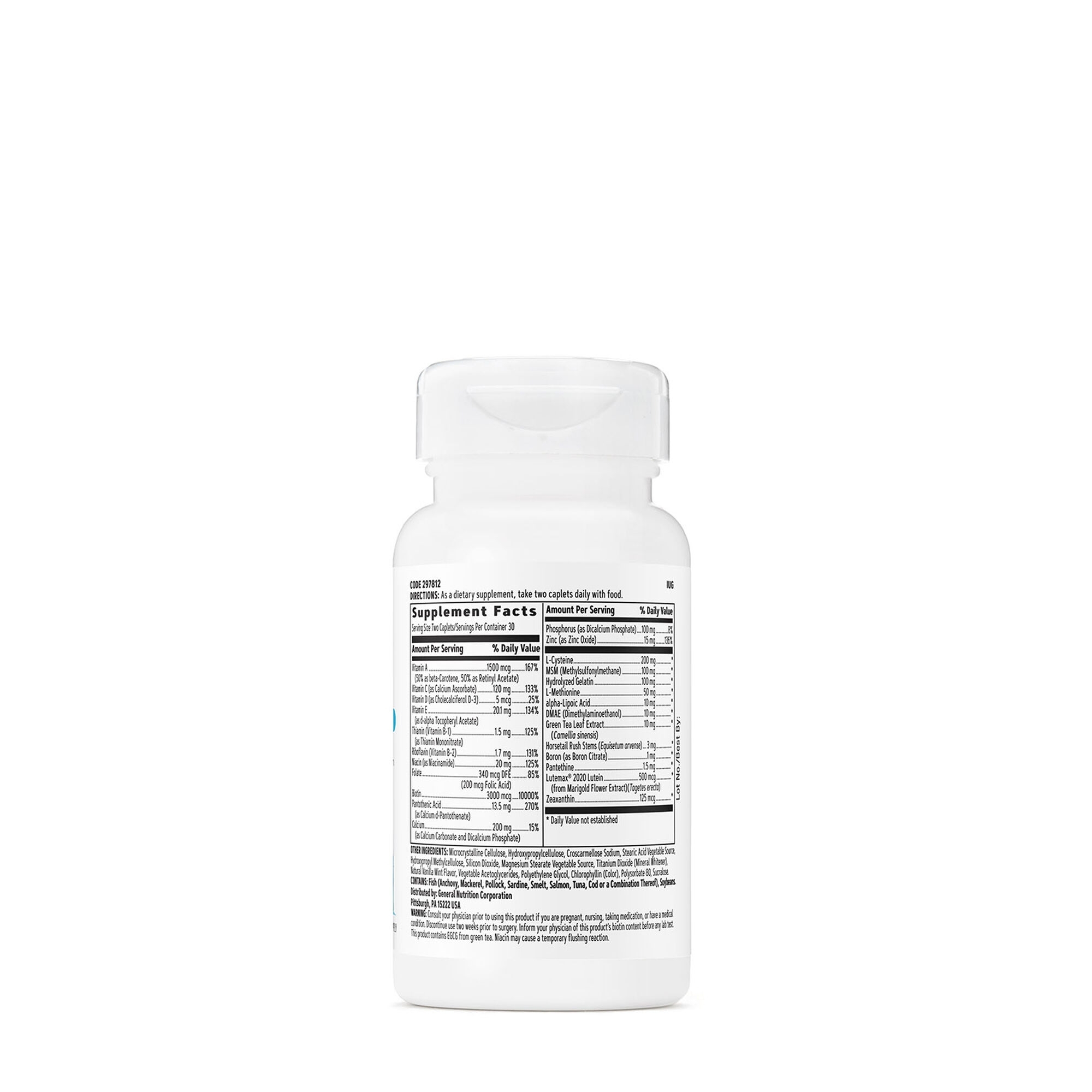 Formula pentru par, piele si unghii, 60 tablete, GNC