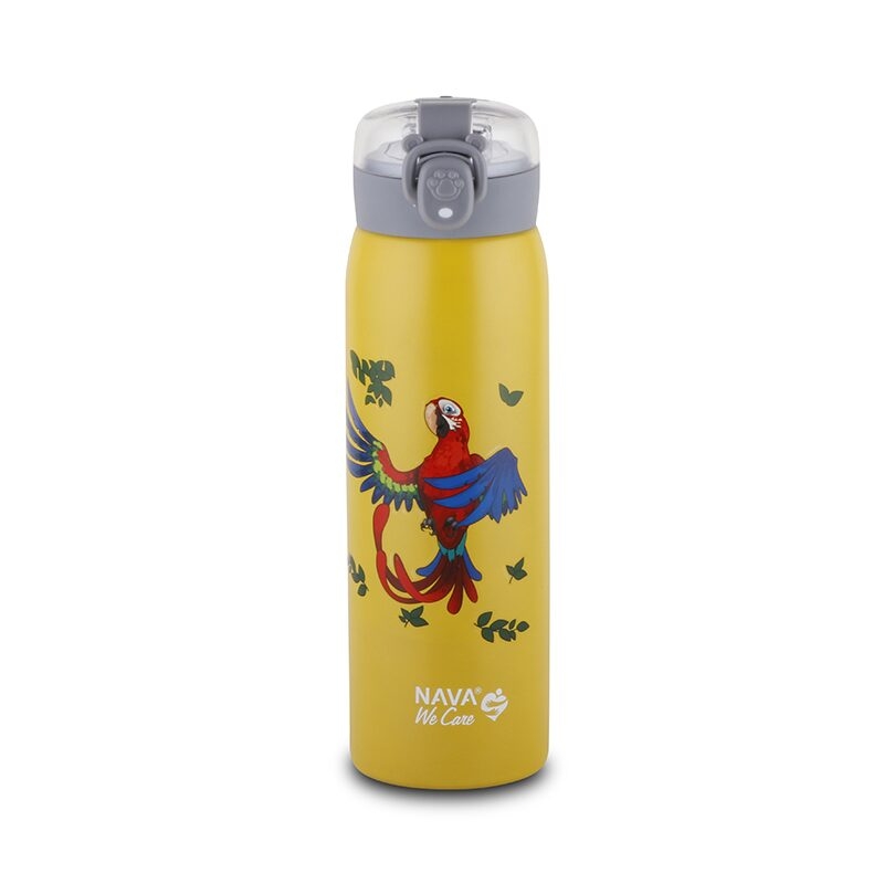 Sticla termoizolanta Nava We care 500ml galben