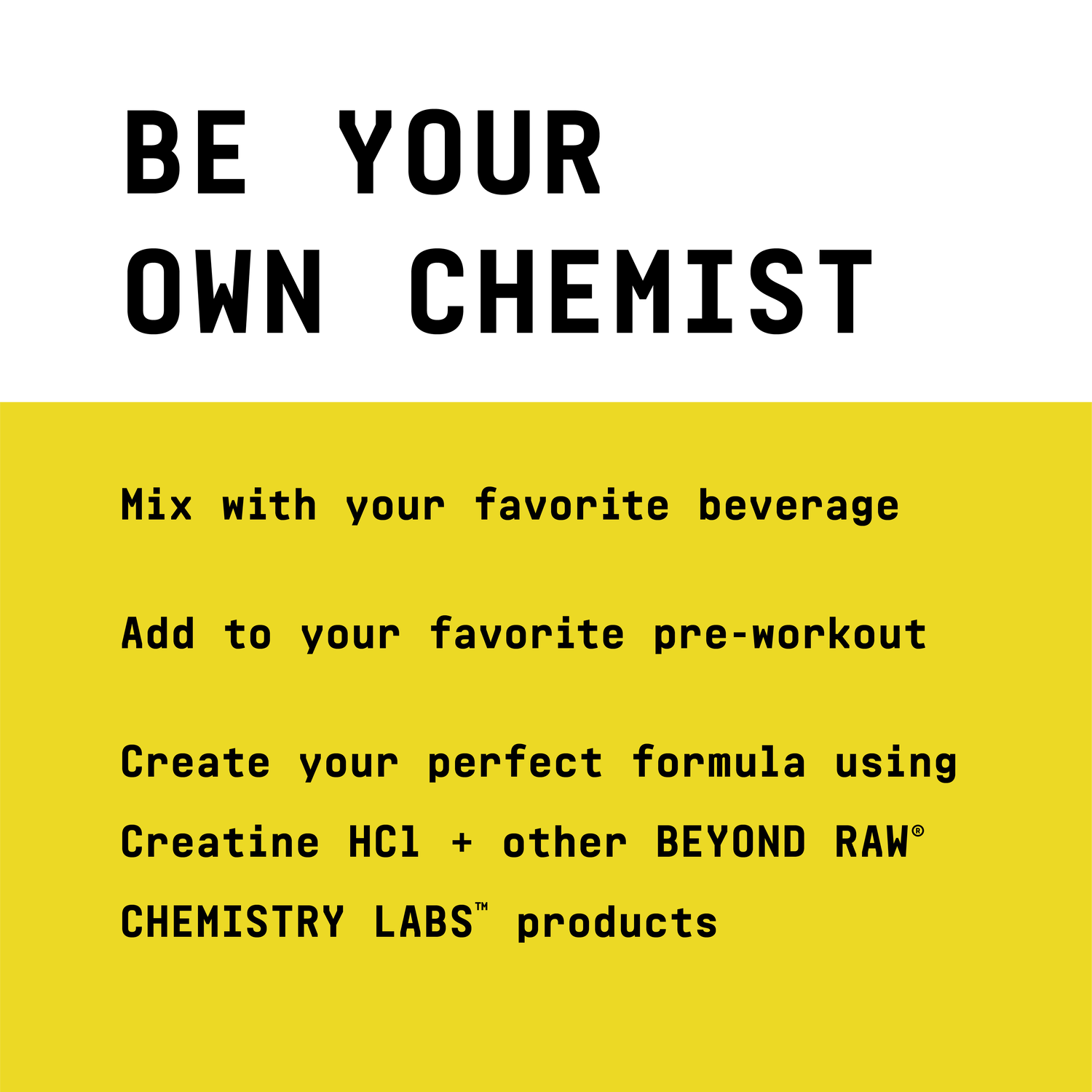 Creatine HCl Chemistry Labs, 120 g, Beyond Raw