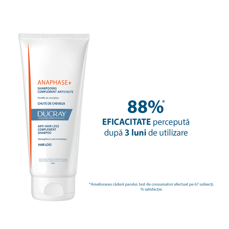 Sampon complementar impotriva caderii parului Anaphase, 200 ml, Ducray