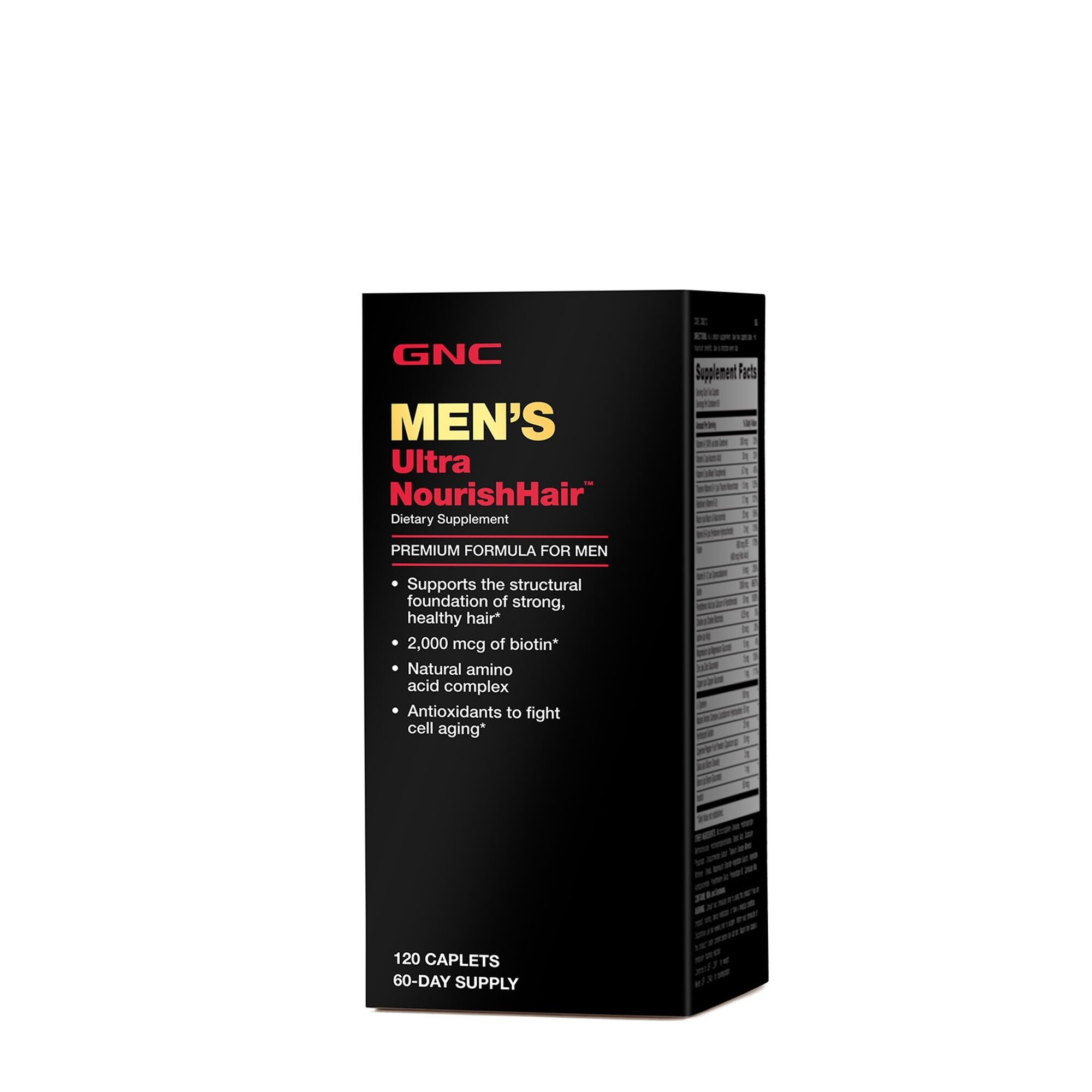 Complex de multivitamine pentru barbati pentru sanatatea parului, 120 tablete, GNC
