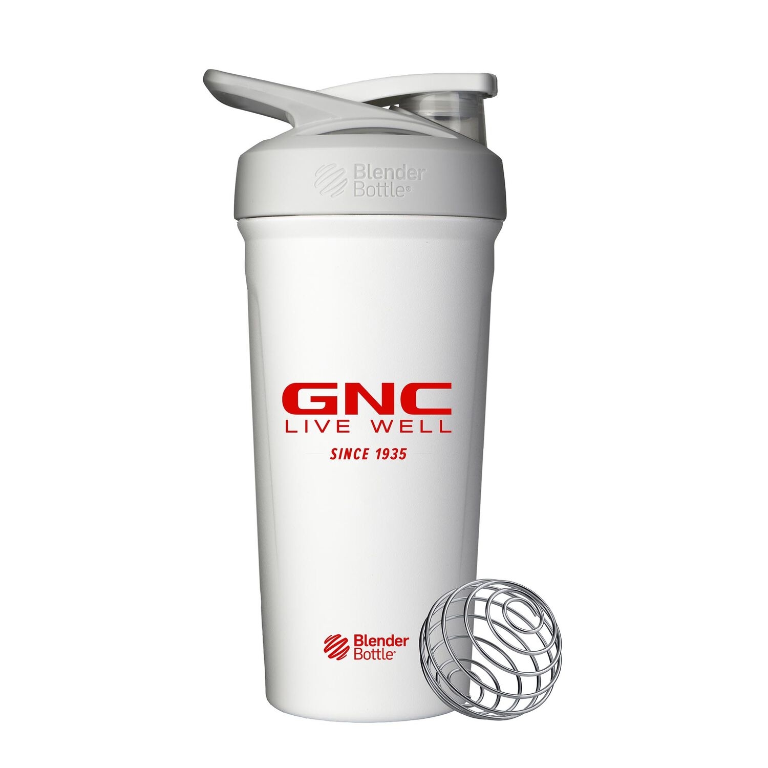 Blender Bottle shaker din inox alb Strada, 700 ml, GNC