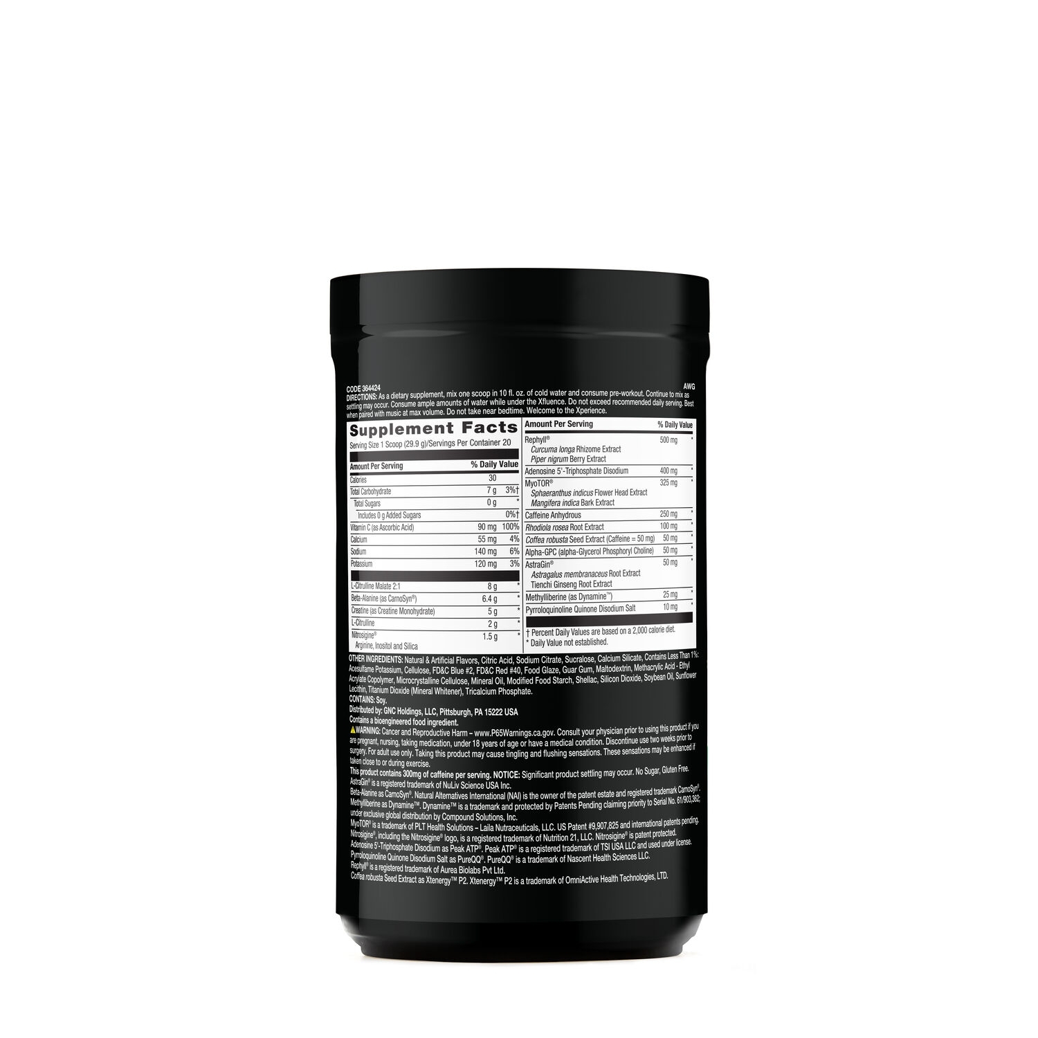 Pre-workout cu aroma sweet & tart Concept X, 598 g, Beyond Raw