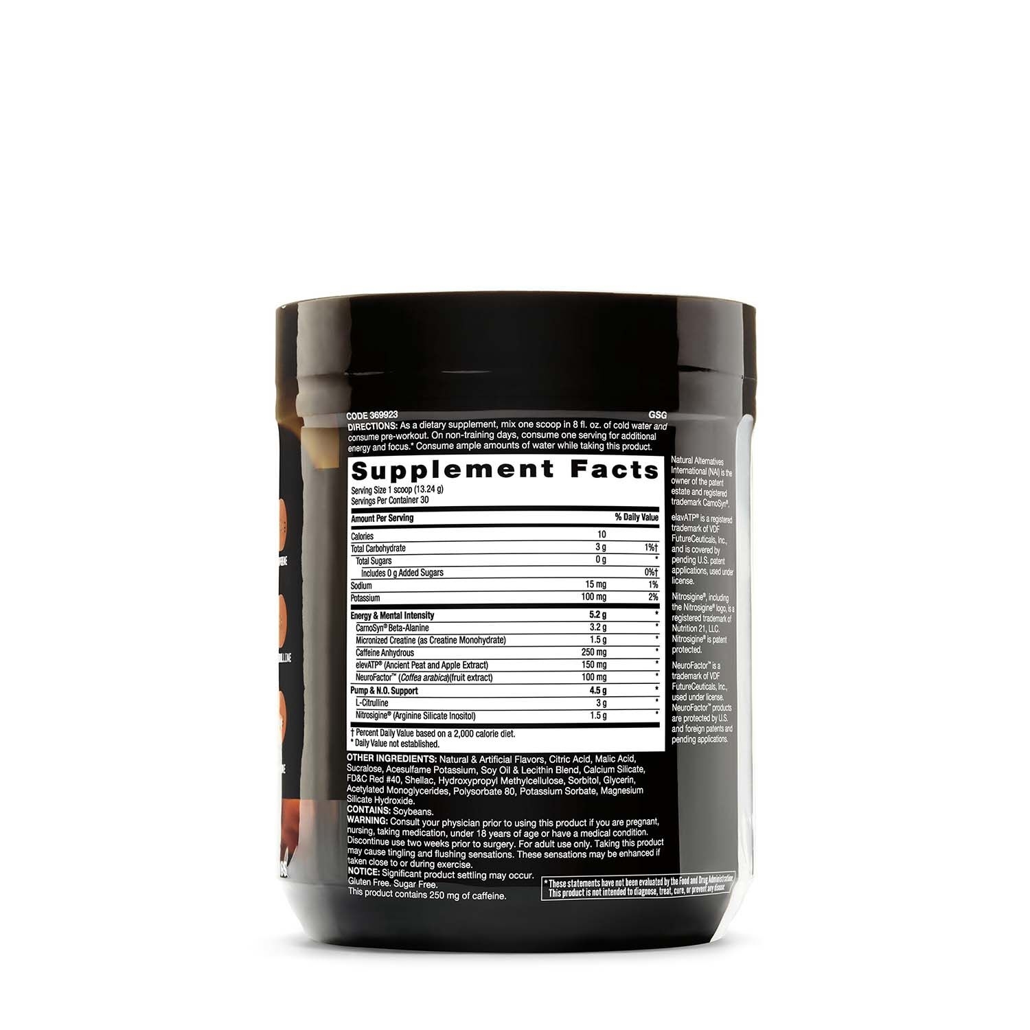 Pre-workout cu aroma de fructe LIT, 397.2 g, Beyond Raw