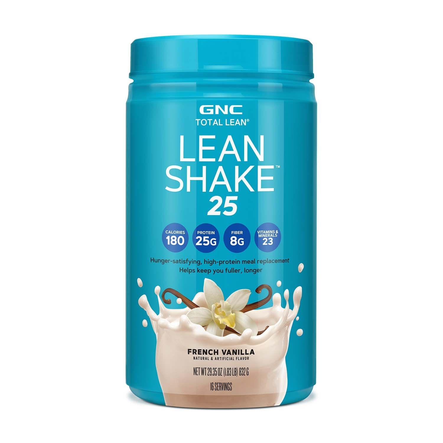 Shake proteic cu aroma de vanilie Total Lean, 832 g, GNC