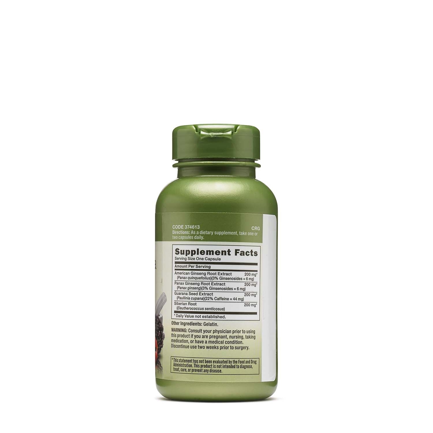 Triple Ginsa Rush Herbal Plus, 100 capsule, GNC