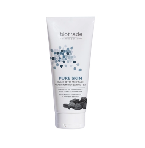 Gel negru detox Pure Skin, 200 ml, Biotrade