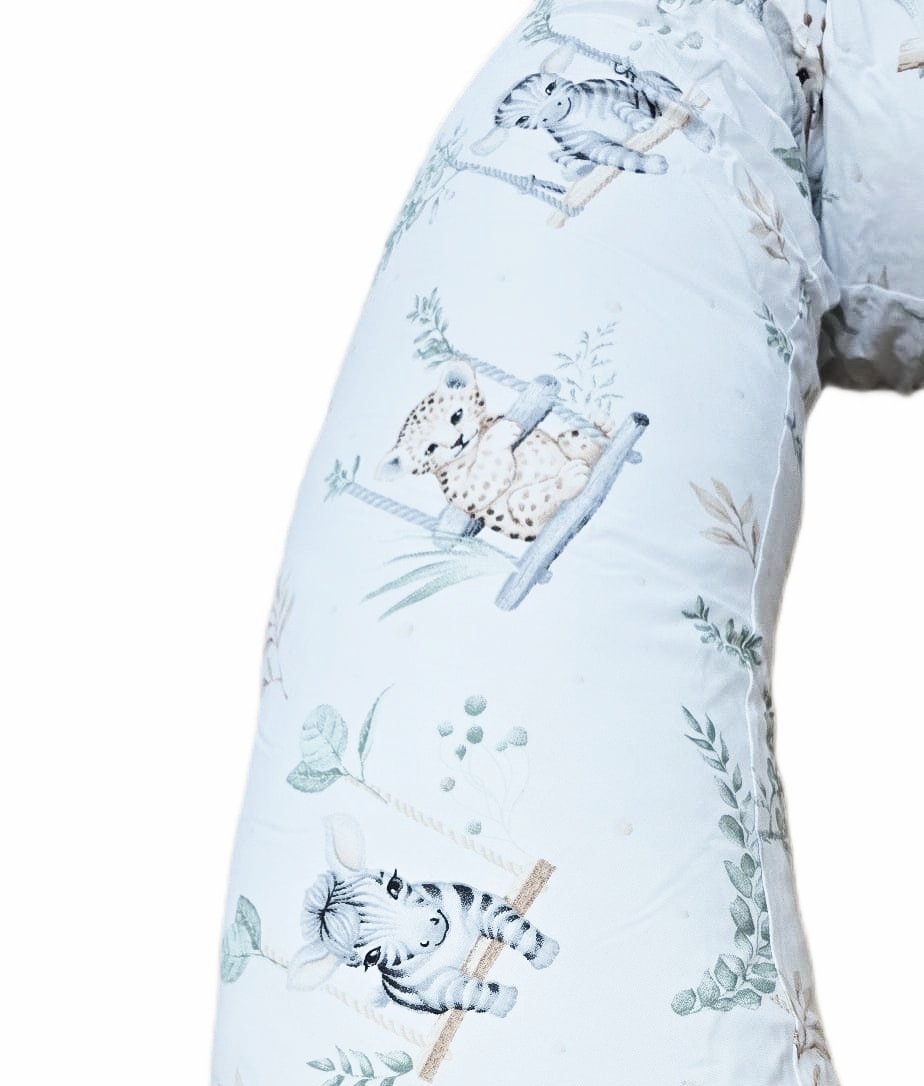 Perna pentru gravida, Fibre din silicon, 180 cm, Appekids - Safari