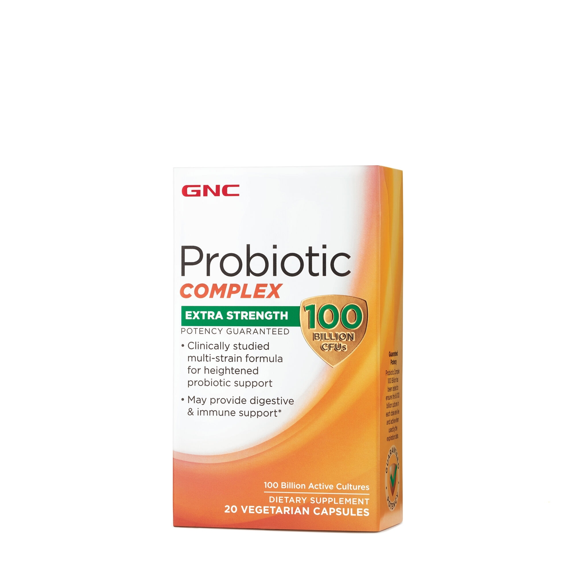 Probiotic complex 100 miliarde culturi vii, 20 capsule, GNC