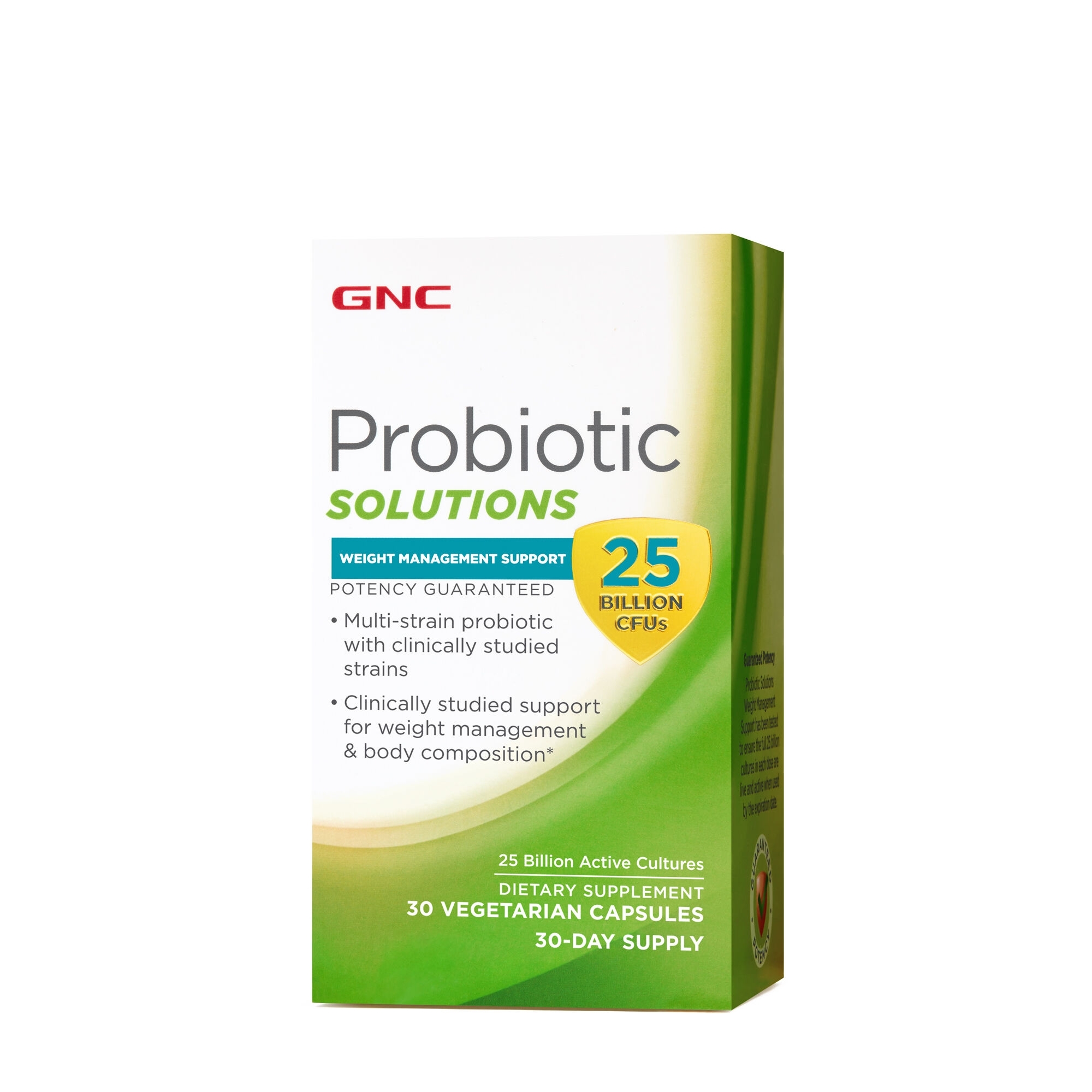 Probiotic suport pentru controlul greutatii 25 miliarde culturi vii, 30 capsule, GNC
