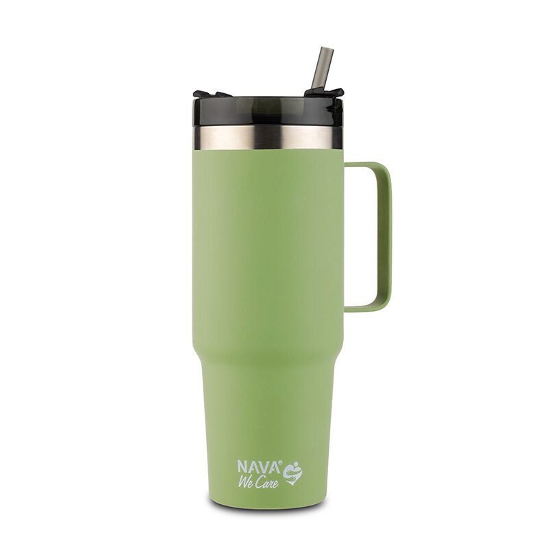 Cana termoizolanta calatorii Nava 900 ml verde menta
