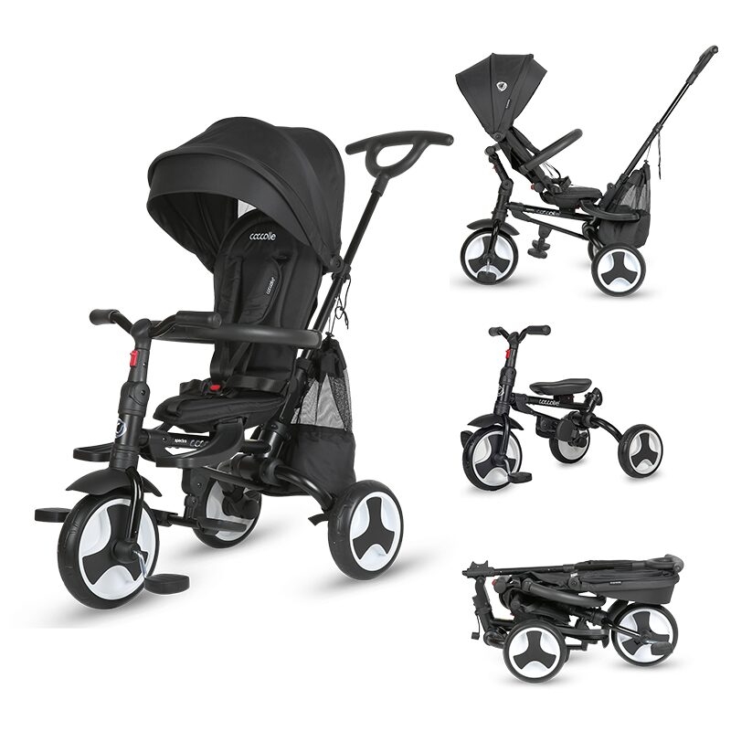 Tricicleta ultrapliabila Coccolle Spectra plus Jet Black Tricicleta ultrapliabila Coccolle Spectra plus Jet Black