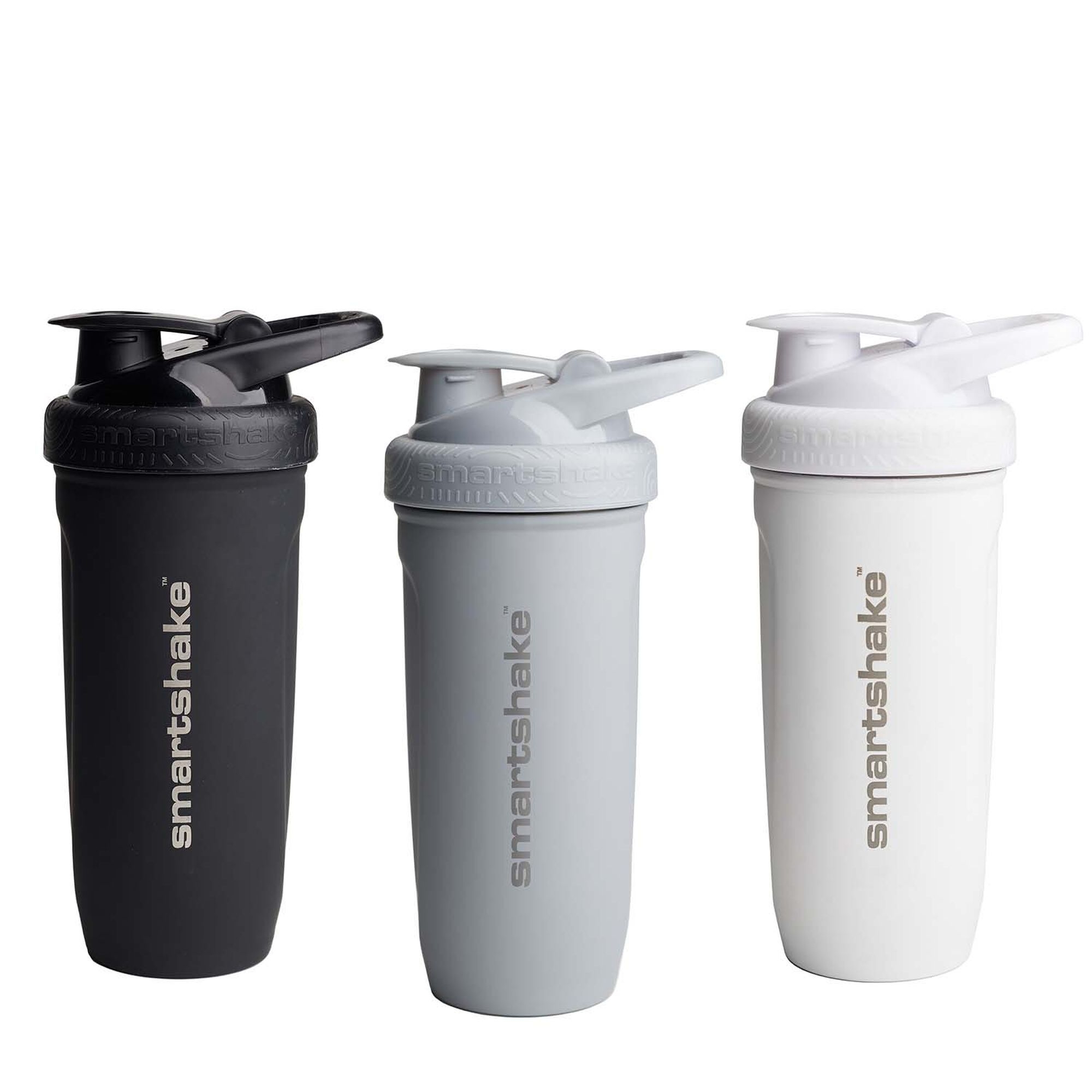Shaker din inox gri, 900 ml, SmartShake