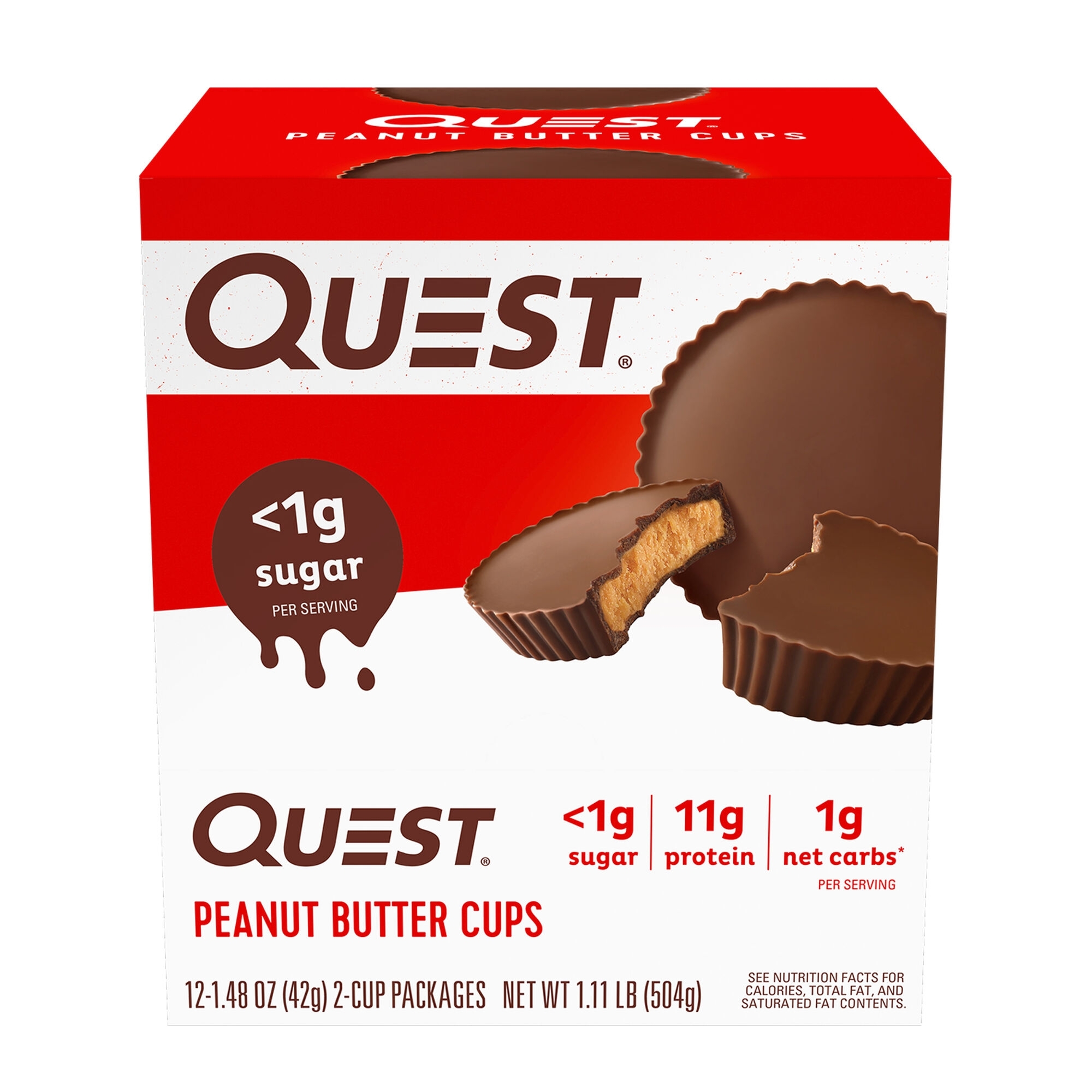 Baton proteic cu aroma de unt de arahide, 42 g, Quest