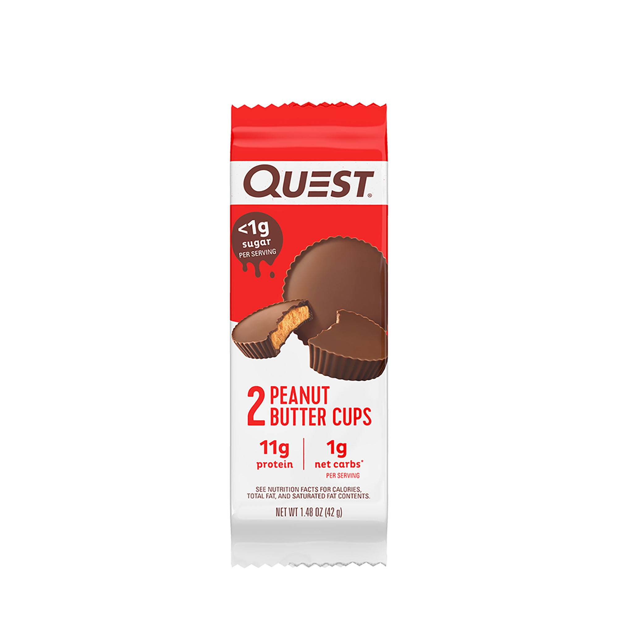 Baton proteic cu aroma de unt de arahide, 42 g, Quest