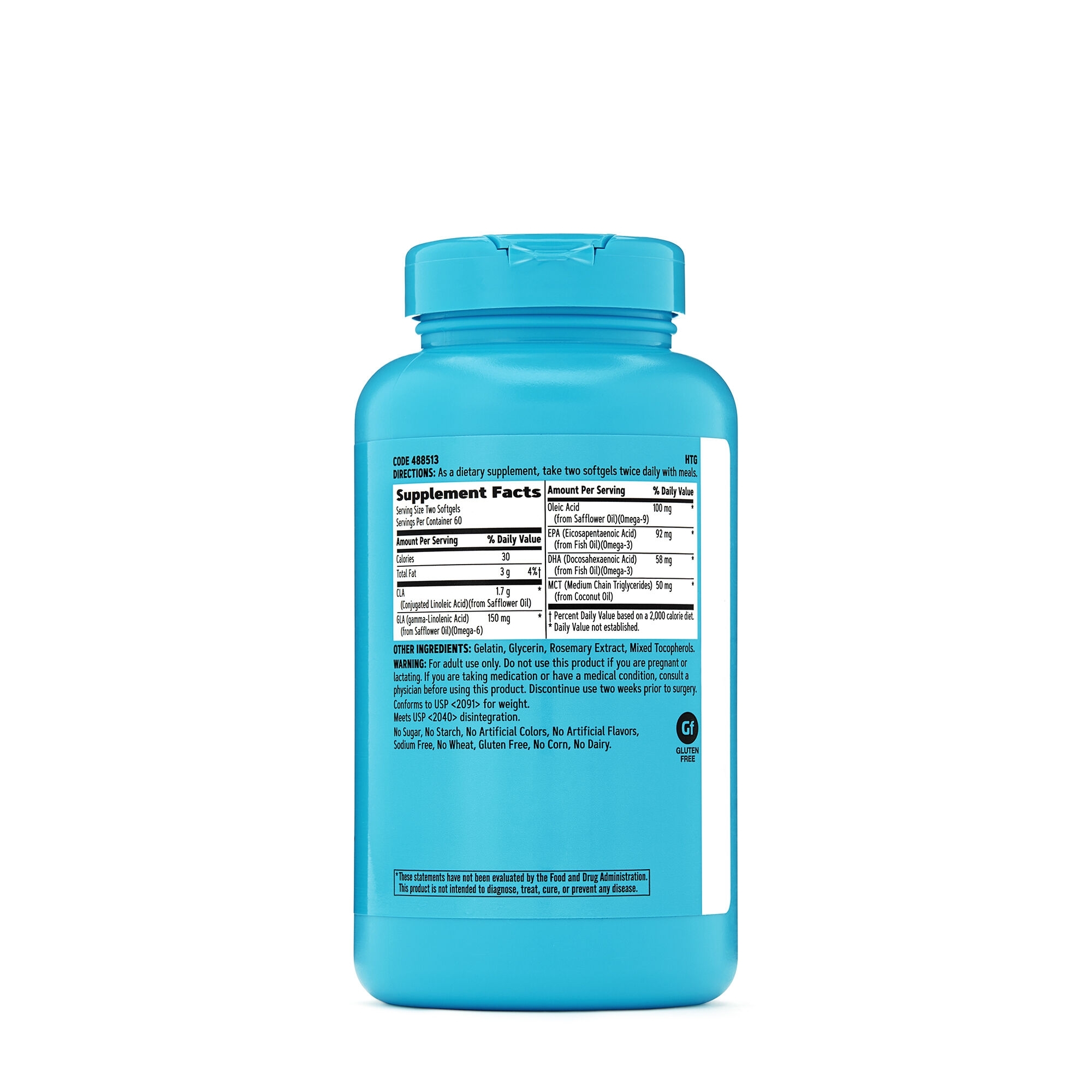 Acid linoleic conjugat si omega 3-6-9 Total Lean, 120 capsule, GNC
