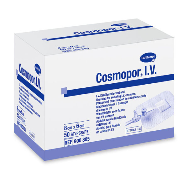Cosmopor - I.V. plasture pentru fixare 6x8cm 50buc