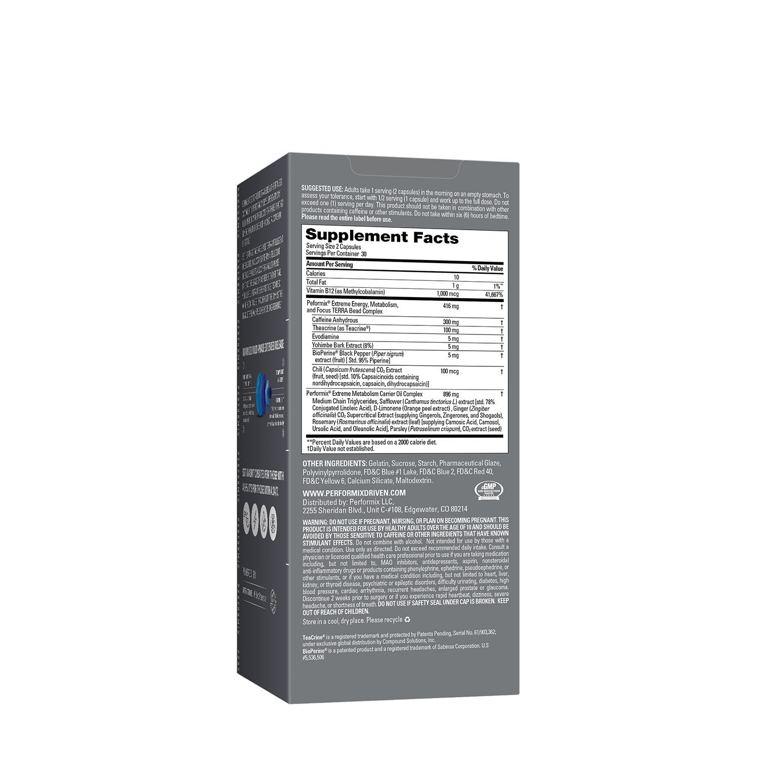 Termogenic SST V2X, 60 capsule, Performix