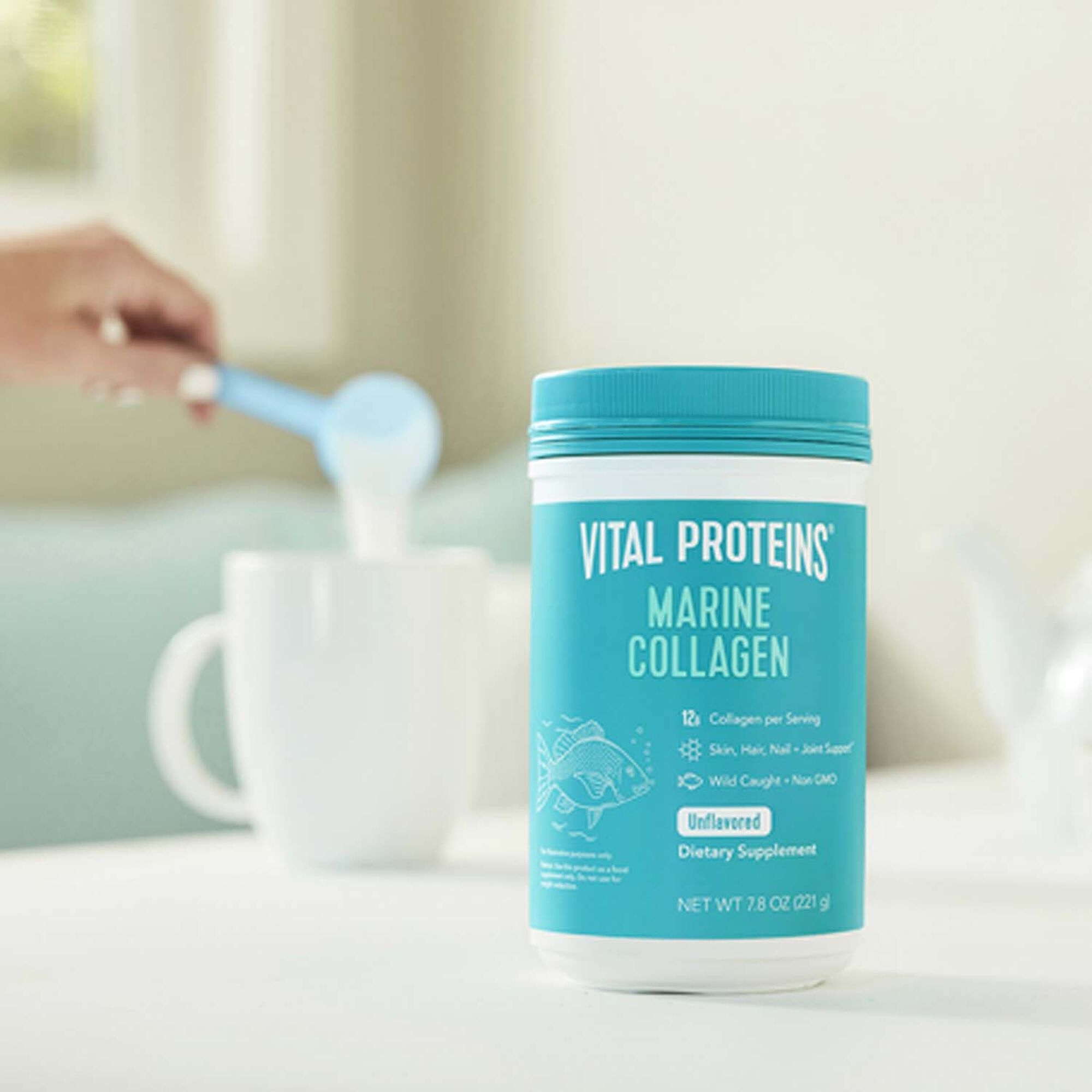 Colagen marin fara aroma Vital Proteins, 221 g, GNC