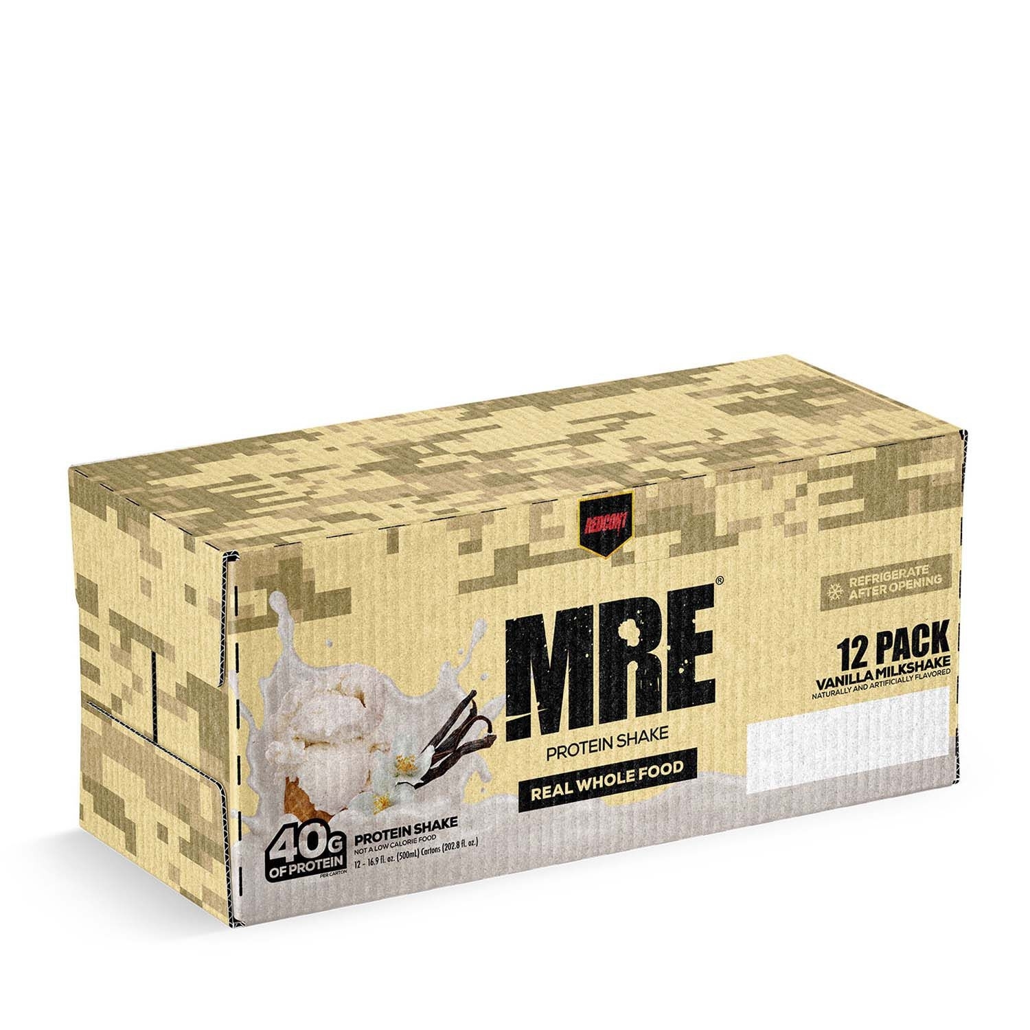 Shake proteic din alimente intregi cu aroma de vanilie, 500 ml, REDCON1