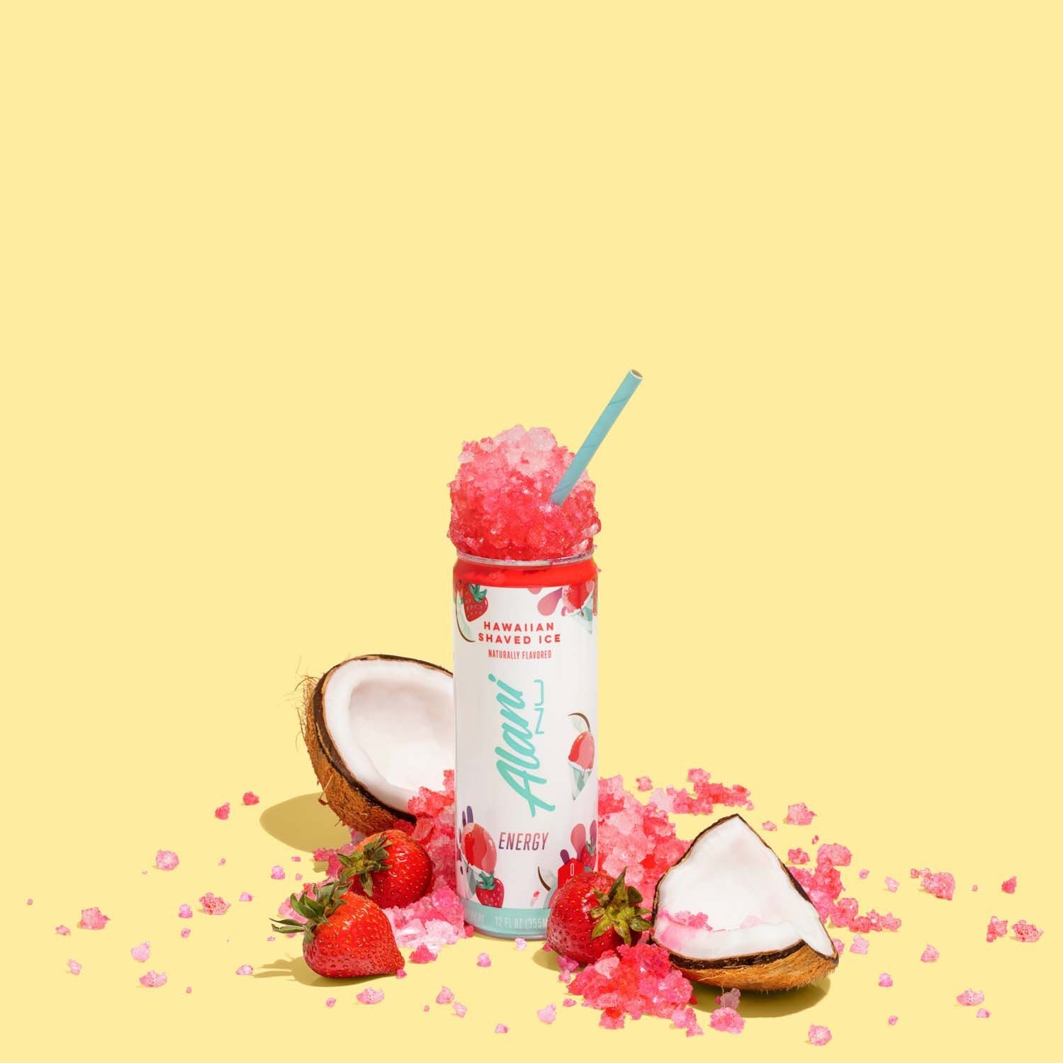 Energizant cu aroma de hawaiian shaved ice Energy, 355 ml, Alani Nu