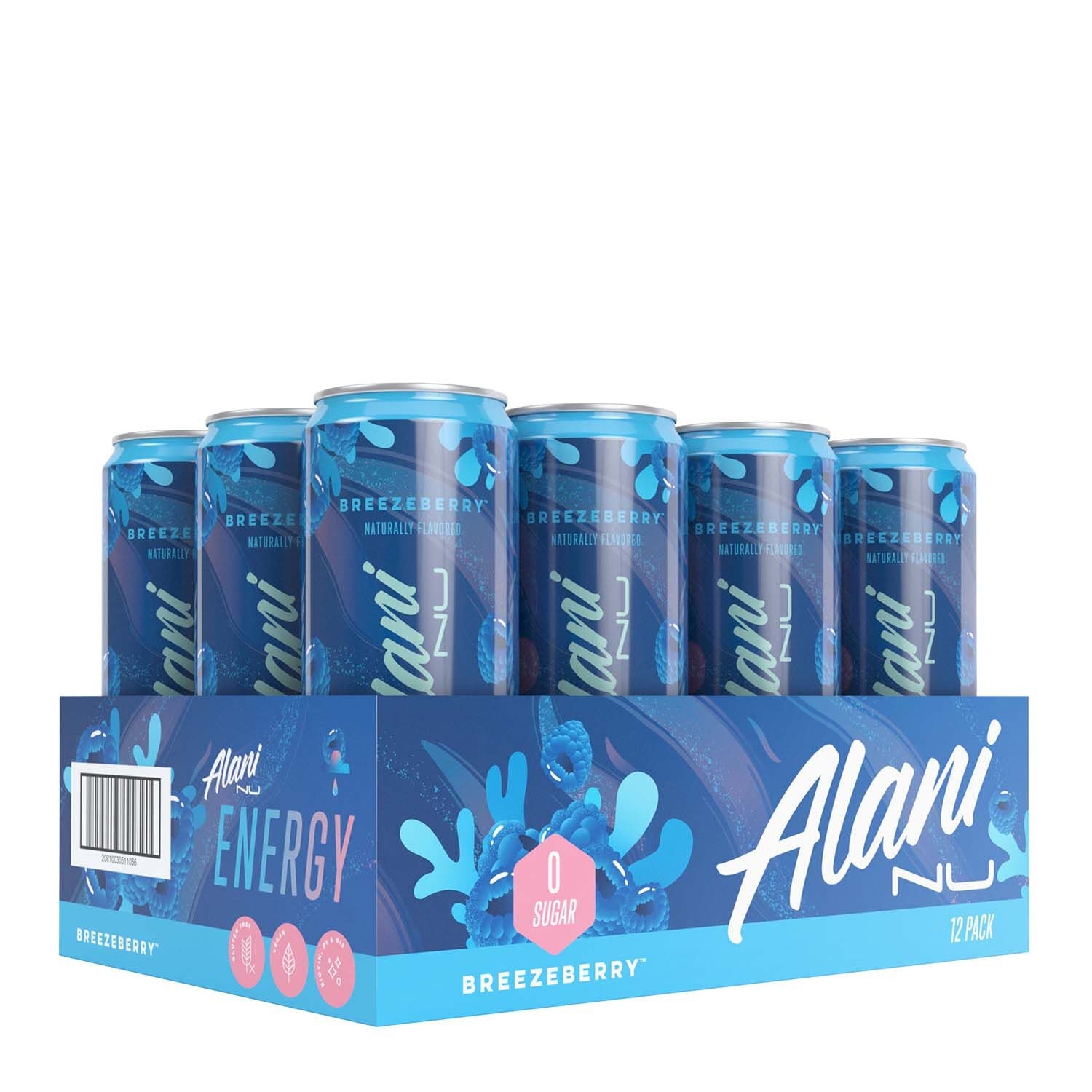 Energizant cu aroma de breezeberry Energy, 355 ml, Alani Nu