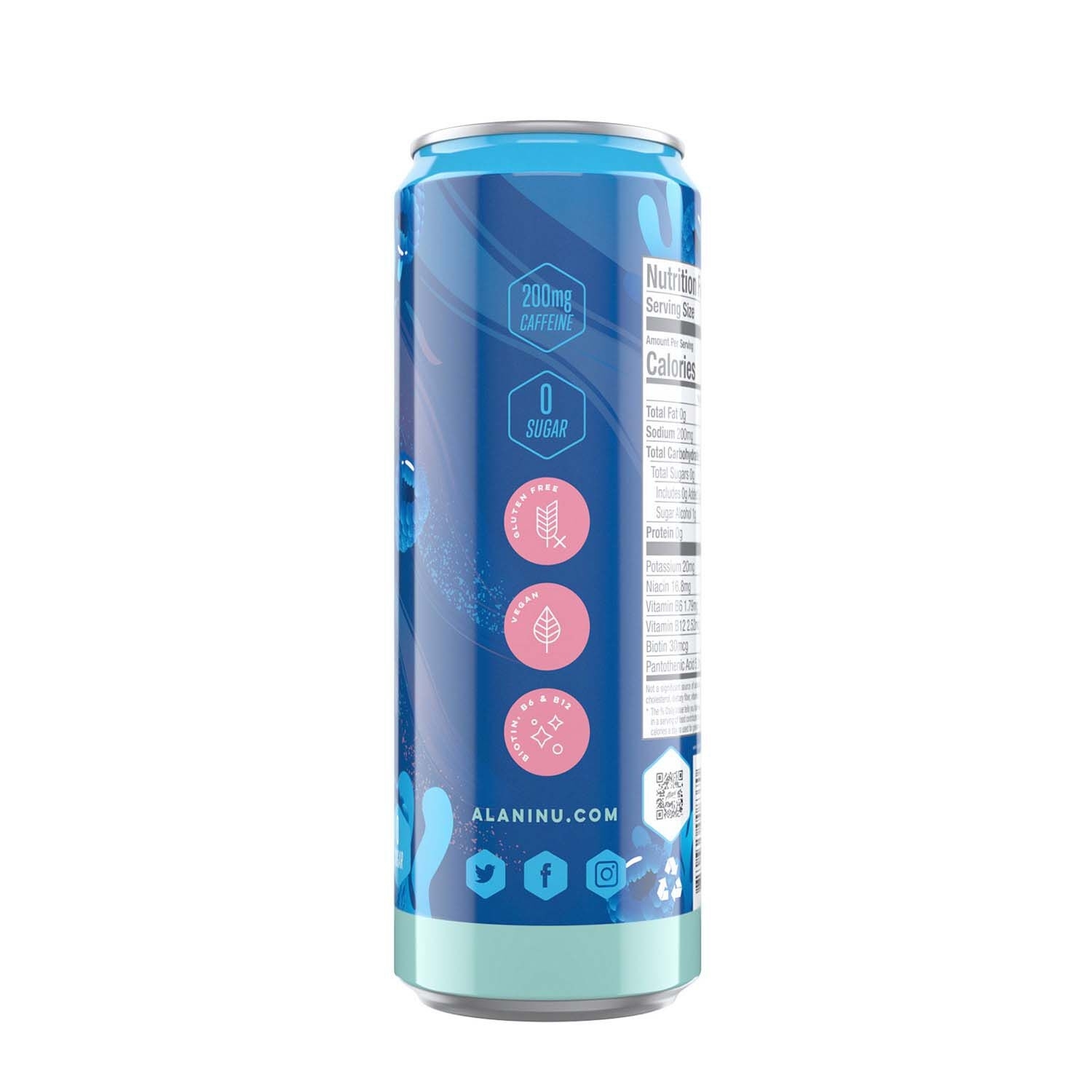 Energizant cu aroma de breezeberry Energy, 355 ml, Alani Nu
