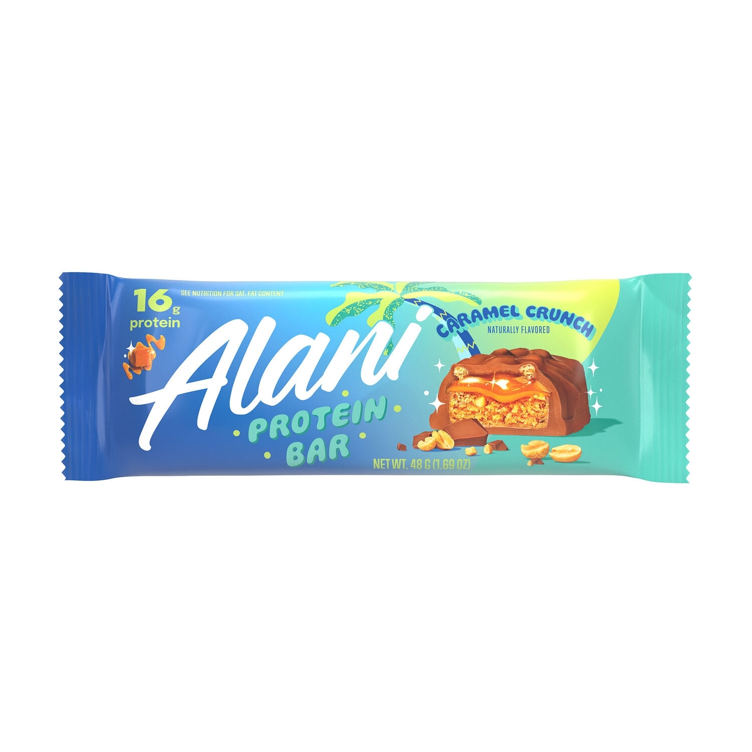 Baton proteic cu aroma de peanut butter & jelly FIt Snacks, 52 g, Alani Nu