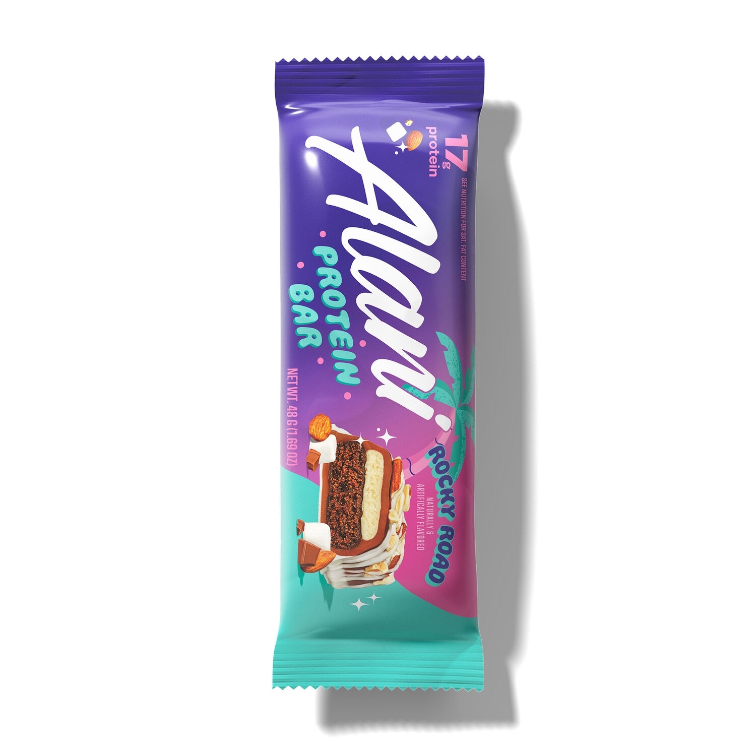 Baton proteic cu aroma de caramel crocant FIt Snacks, 48 g, Alani Nu