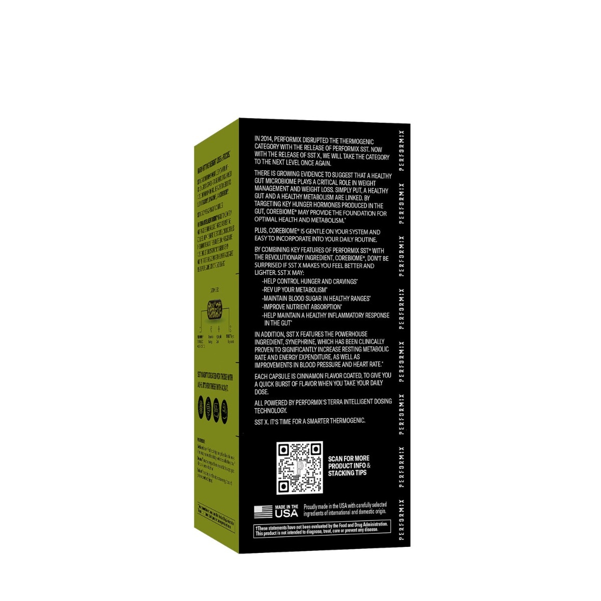 Termogenic arzator de grasimi cu aroma de scortisoara Performix SST X, 60 capsule, GNC