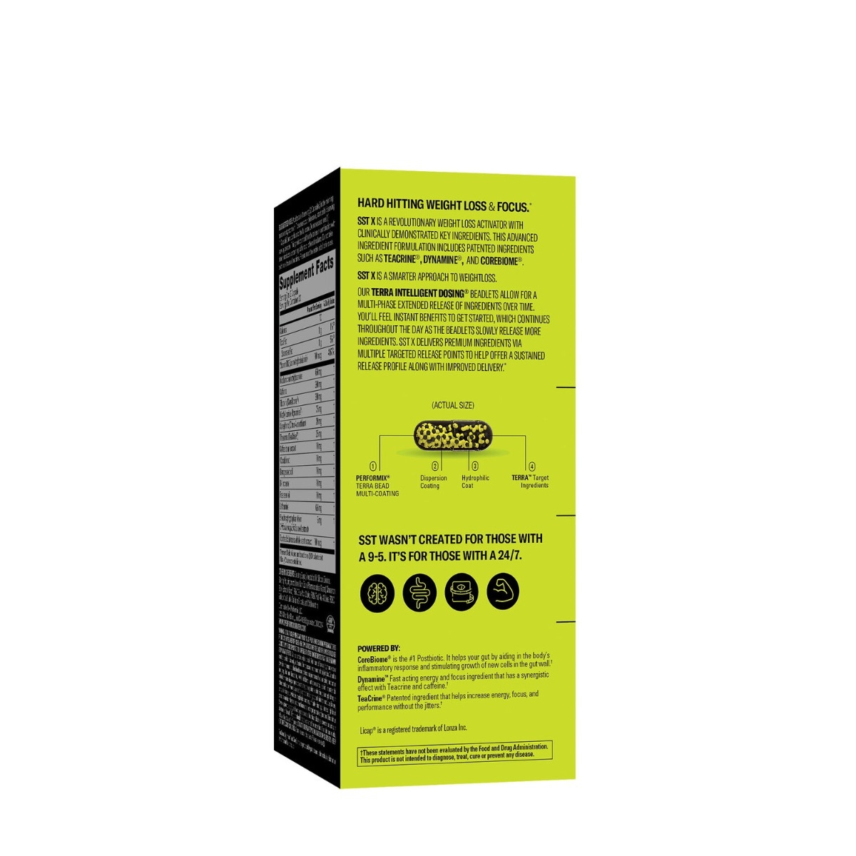 Termogenic arzator de grasimi cu aroma de scortisoara Performix SST X, 60 capsule, GNC