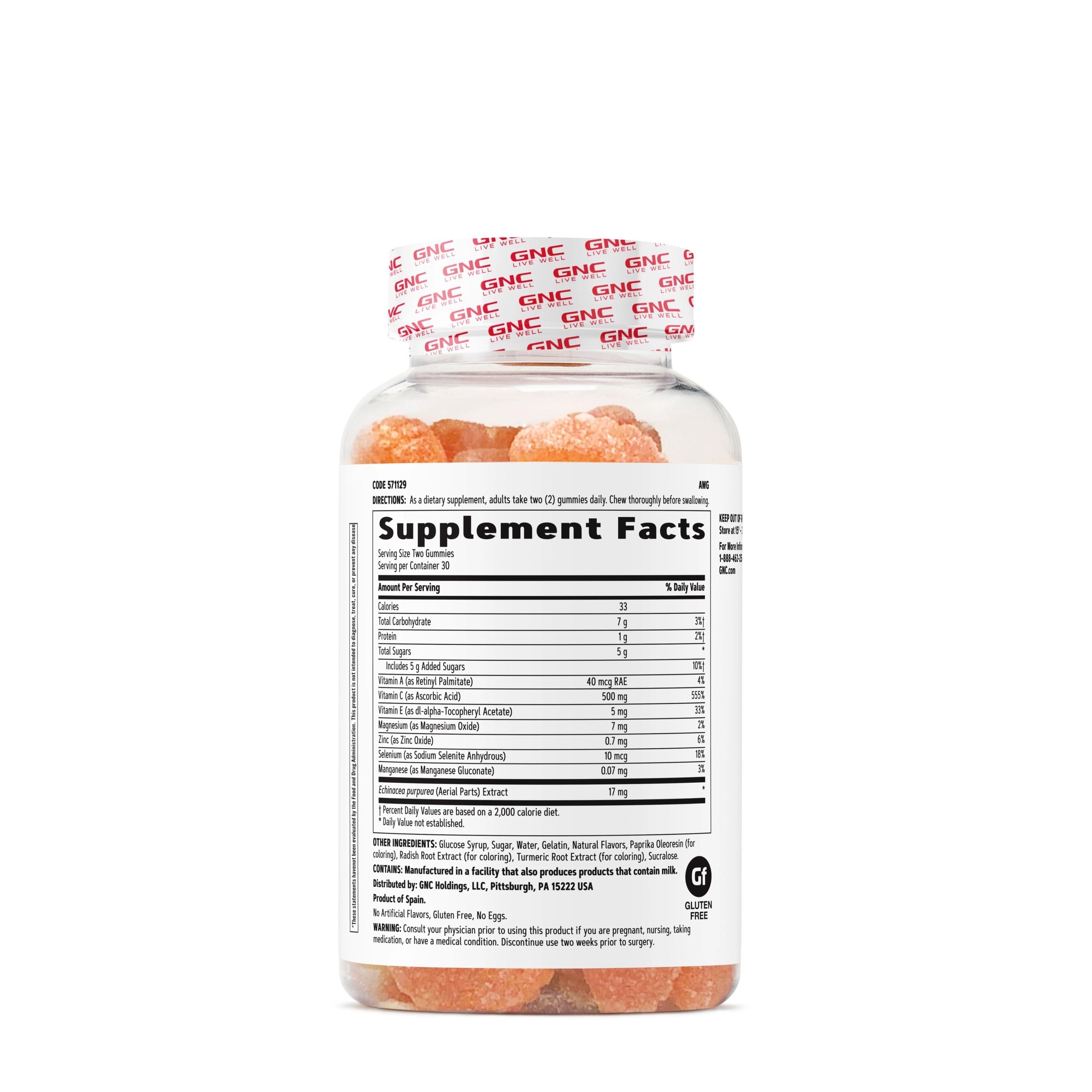 Multivitamine pentru barbati si femei cu sustinerea imunitatii, 60 jeleuri, GNC