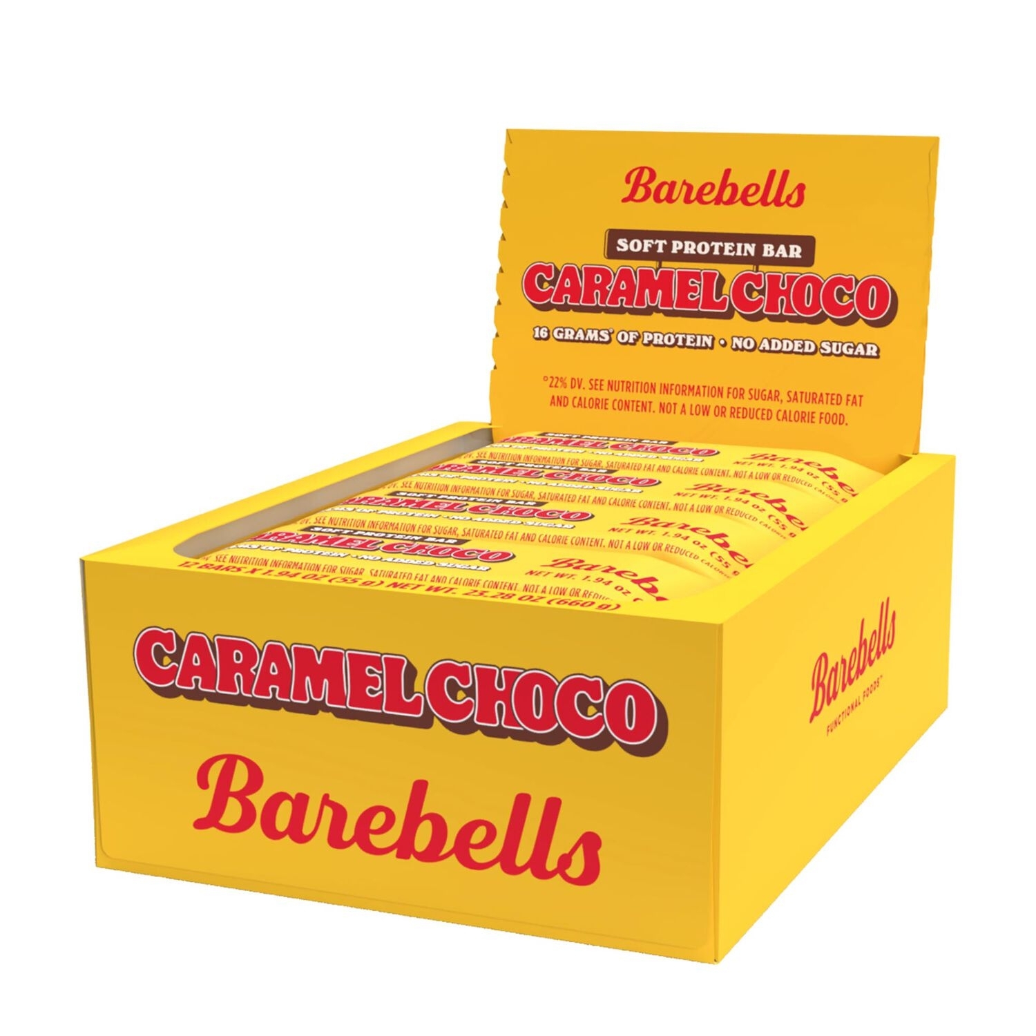Baton proteic cu aroma de caramel si ciocolata, 55 g, Barebells