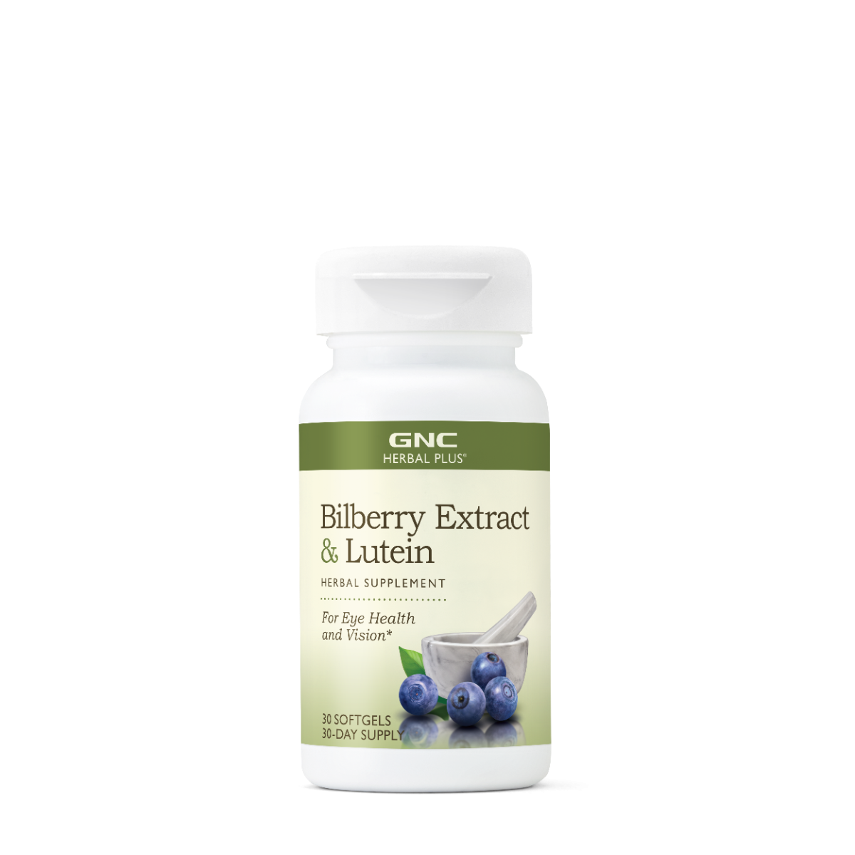 Extract de afine si luteina Herbal Plus, 30 capsule, GNC