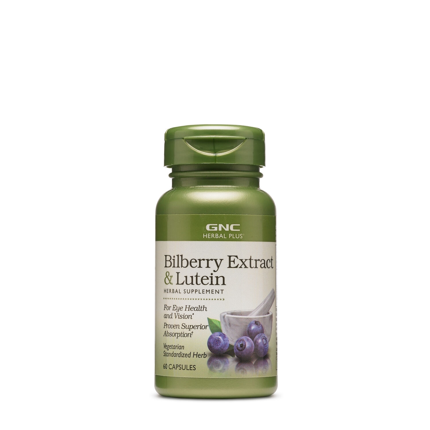 Extract de afine si luteina Herbal Plus, 60 capsule, GNC