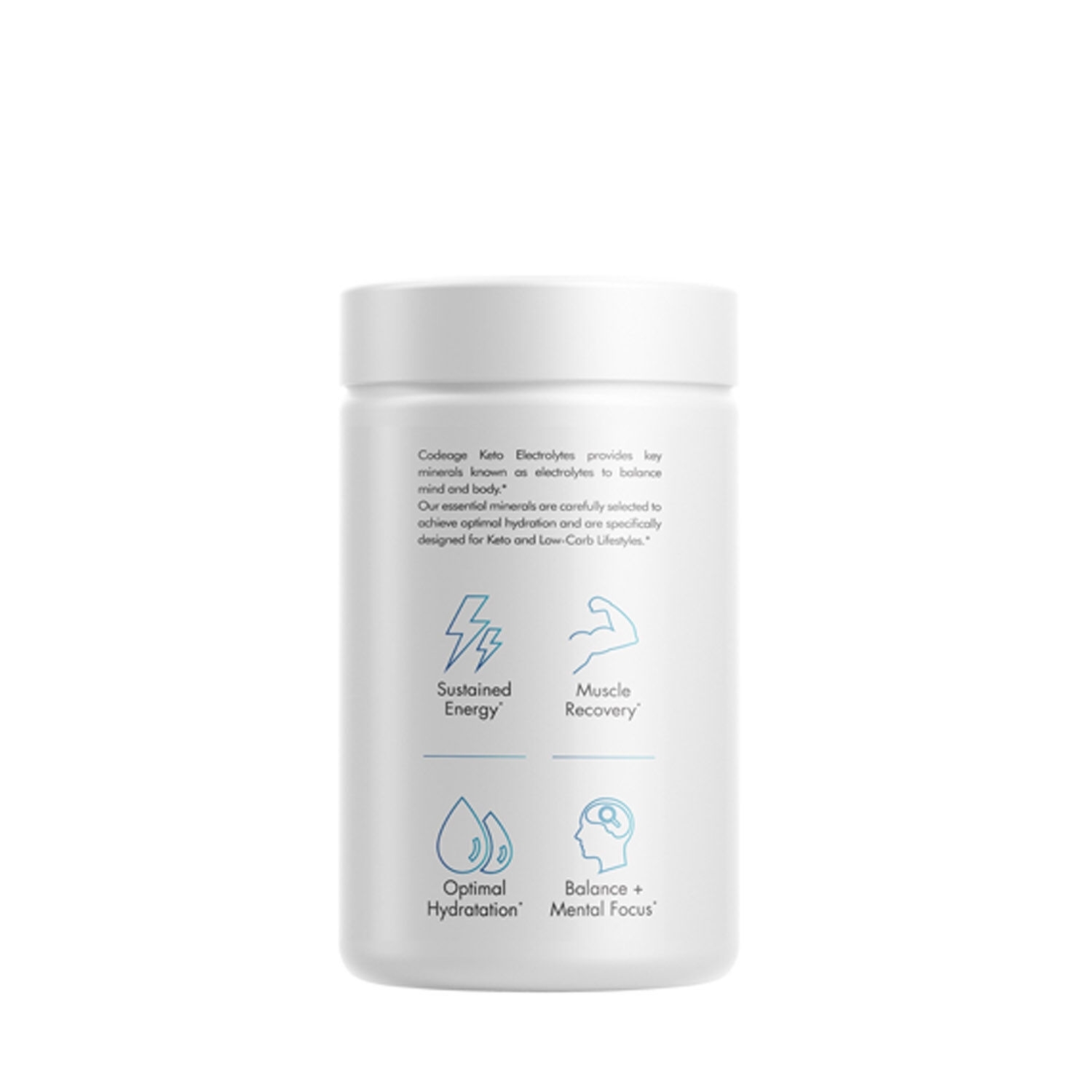 Electroliti pentru dieta Keto, 180 capsule, Code Age