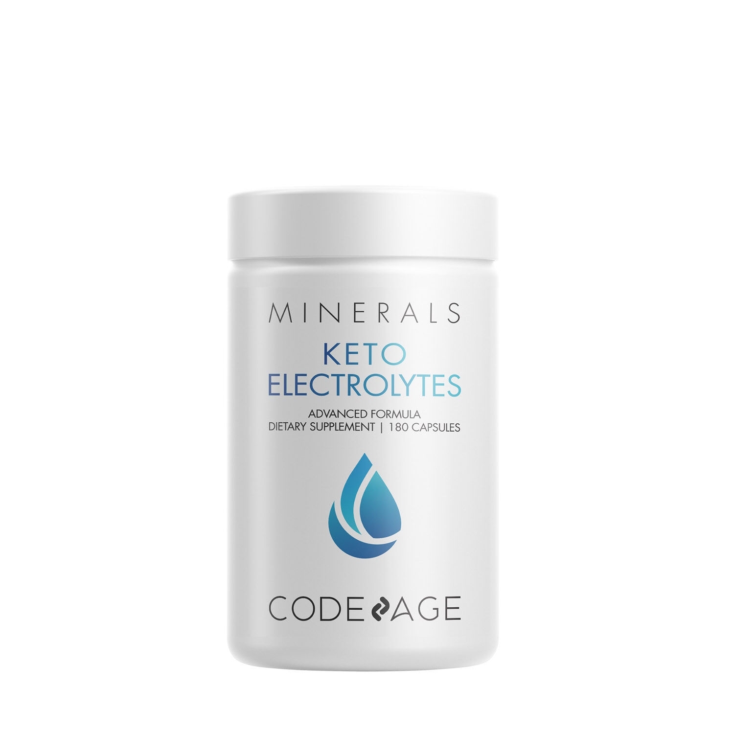 Electroliti pentru dieta Keto, 180 capsule, Code Age