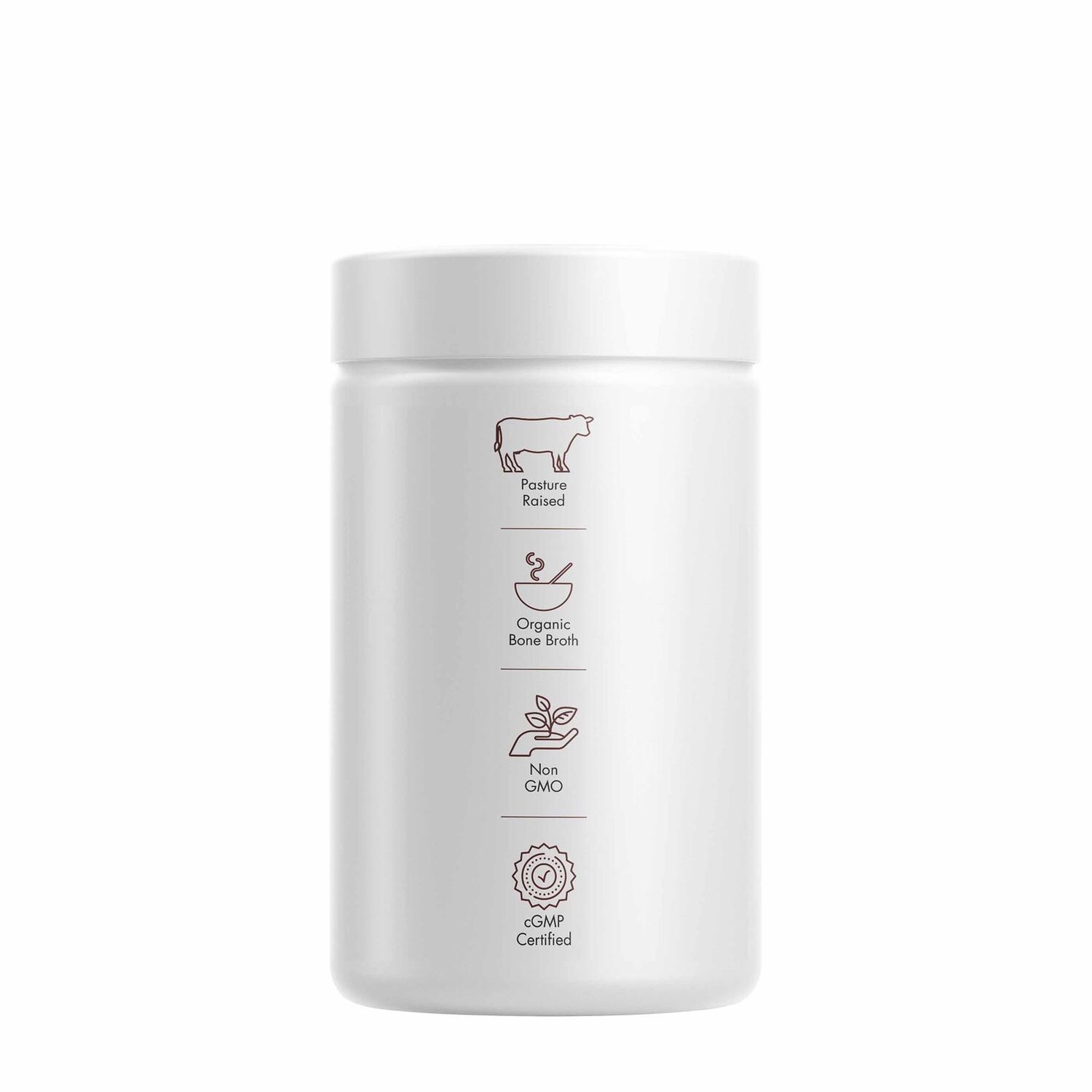 Peptide din colagen de Tipul I, II & III din fiertura de oase cu turmeric si ashwagandha, 180 capsule, Code Age