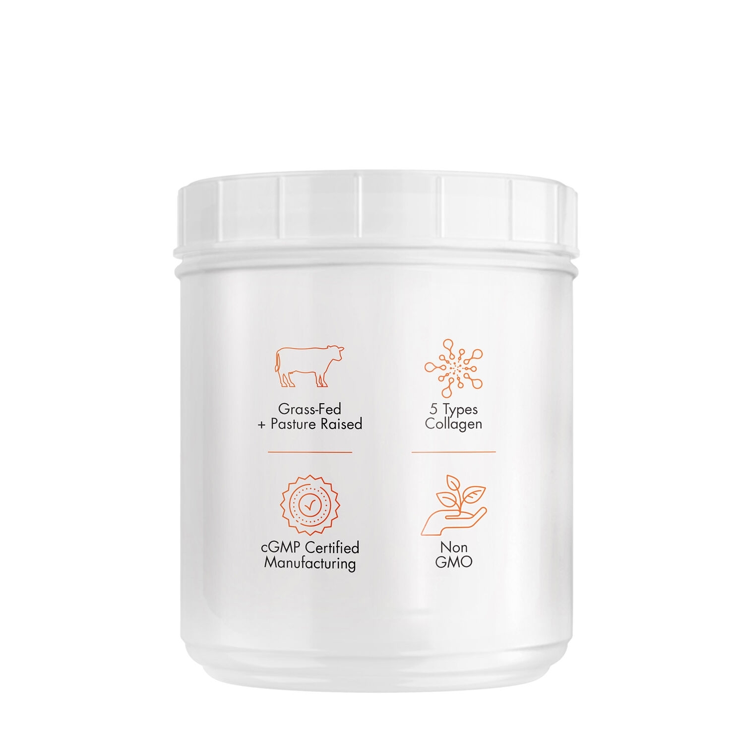 Colagen hidrolizat din 5 surse sub forma de peptide, fara aroma, 567 g, Code Age