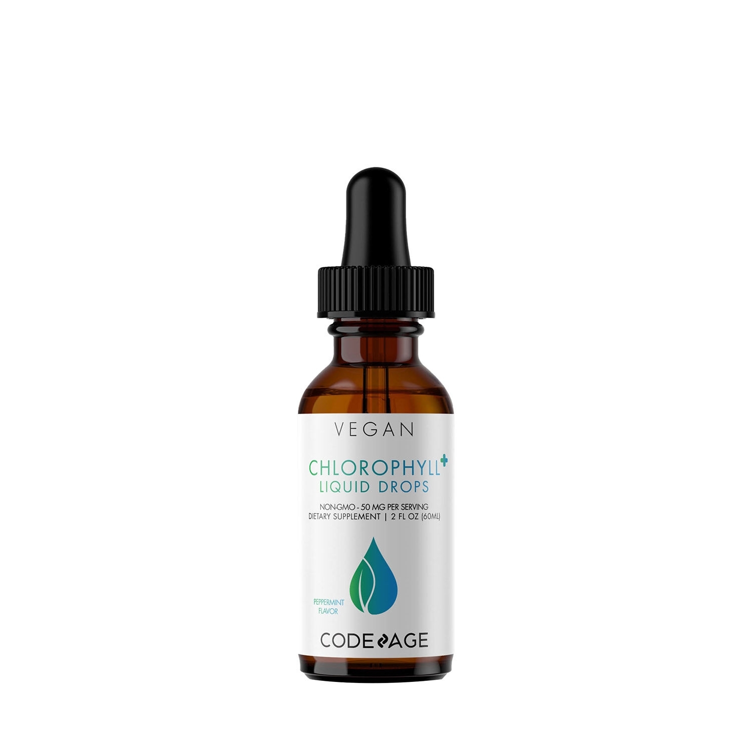Clorofila lichida cu aroma de menta, 60 ml, Code Age