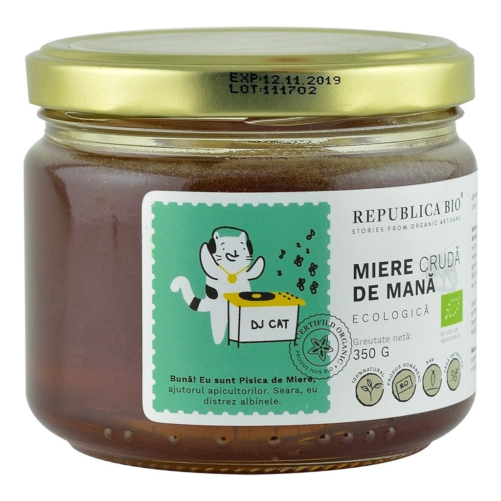 Republica BIO - Miere naturala ecologica de mana 700 g
