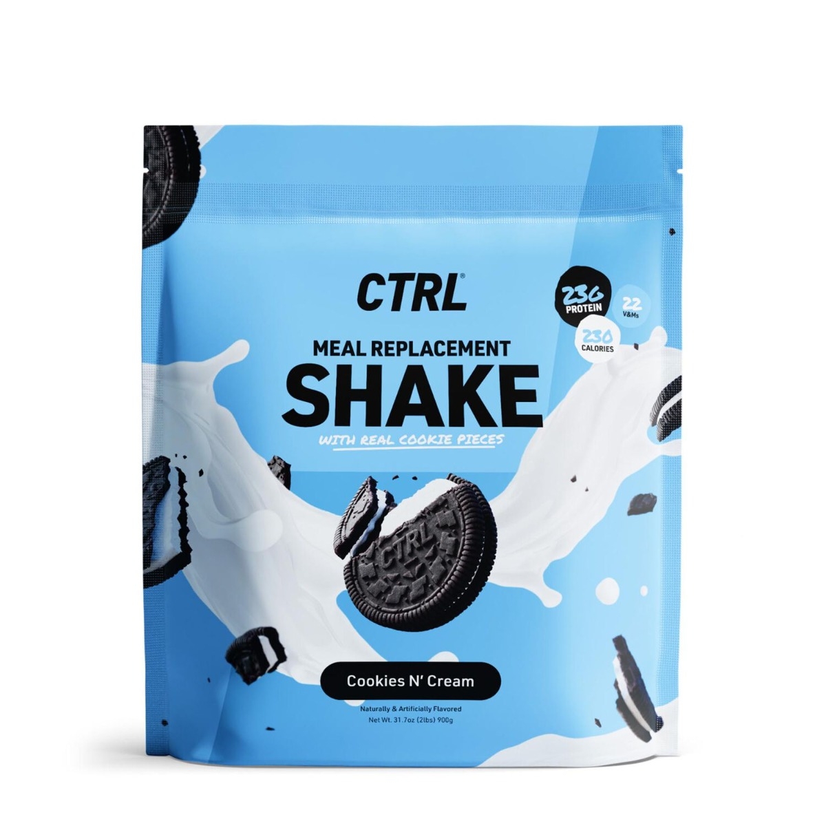 Shake proteic cu aroma de biscuiti si frisca CTRL, 900 g, GNC