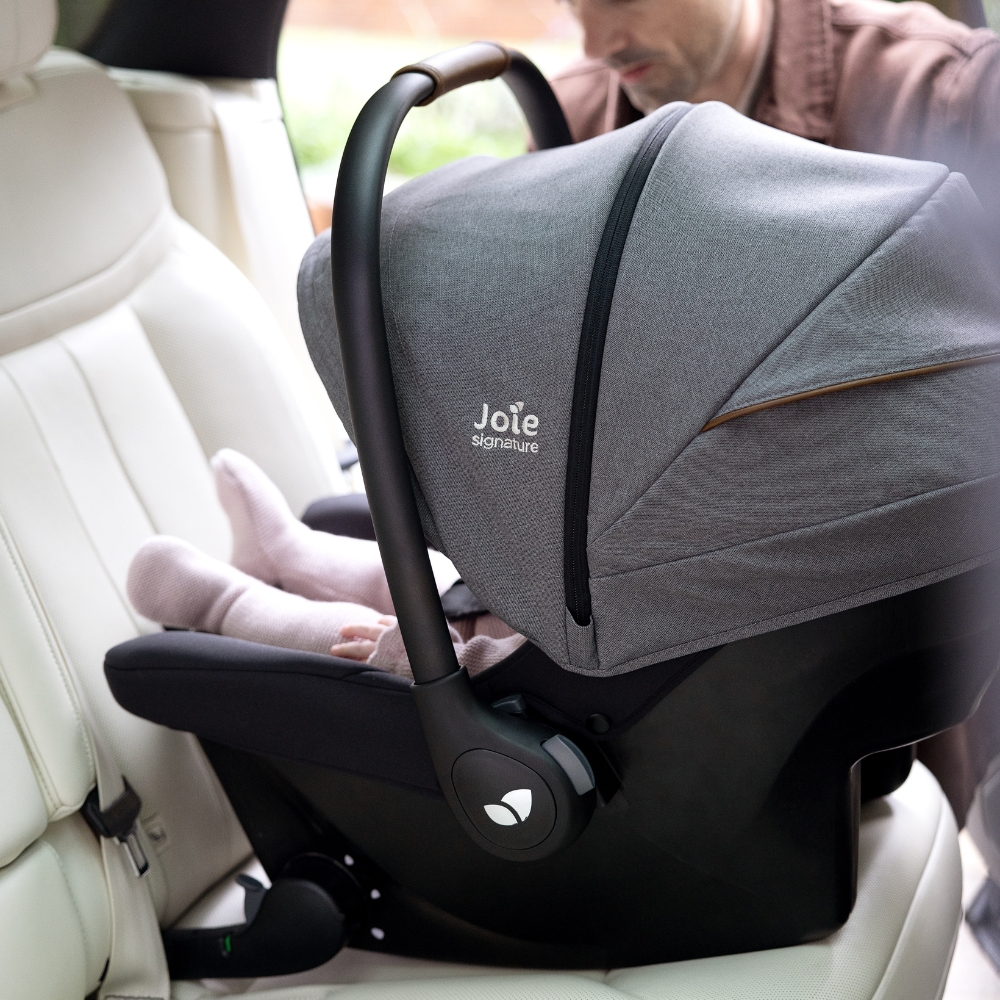 Scoica auto cu ISOFIX integrat Sprint Signature Eclipse, nastere - 75 cm, testata inclusiv la impact lateral, conform ECE R129, Joie