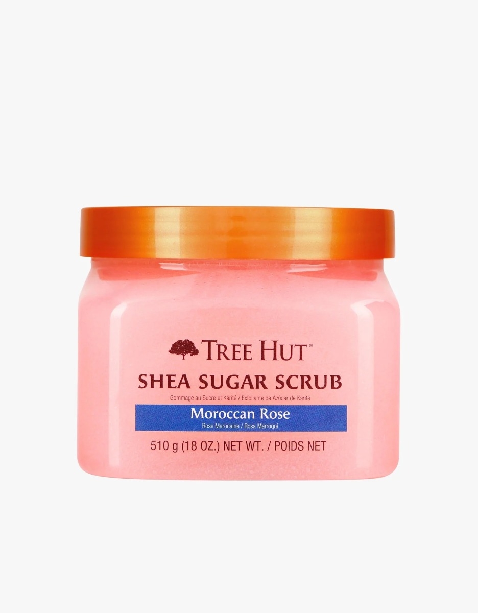 Shea Sugar Scrub Moroccan Rose Tree Hut, 510 g, GNC