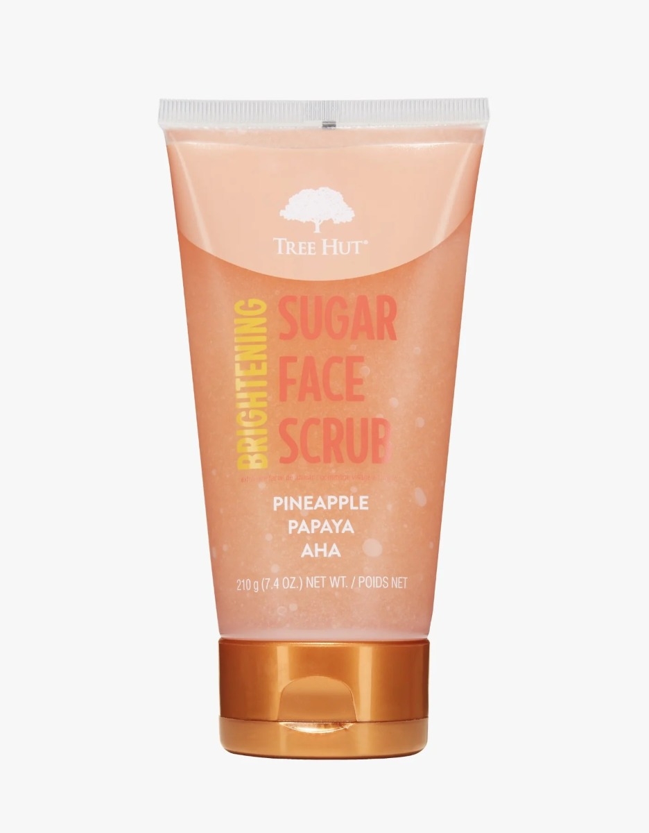 Brightening Face Scrub Pineapple & Papaya Tree Hut, 210 g, GNC