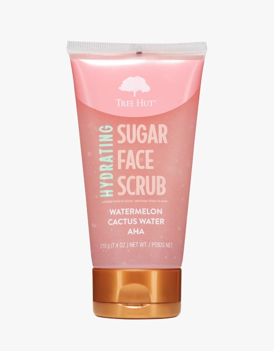 Hydrating Face Scrub Watermelon & Cactus Water Tree Hut, 210 g, GNC