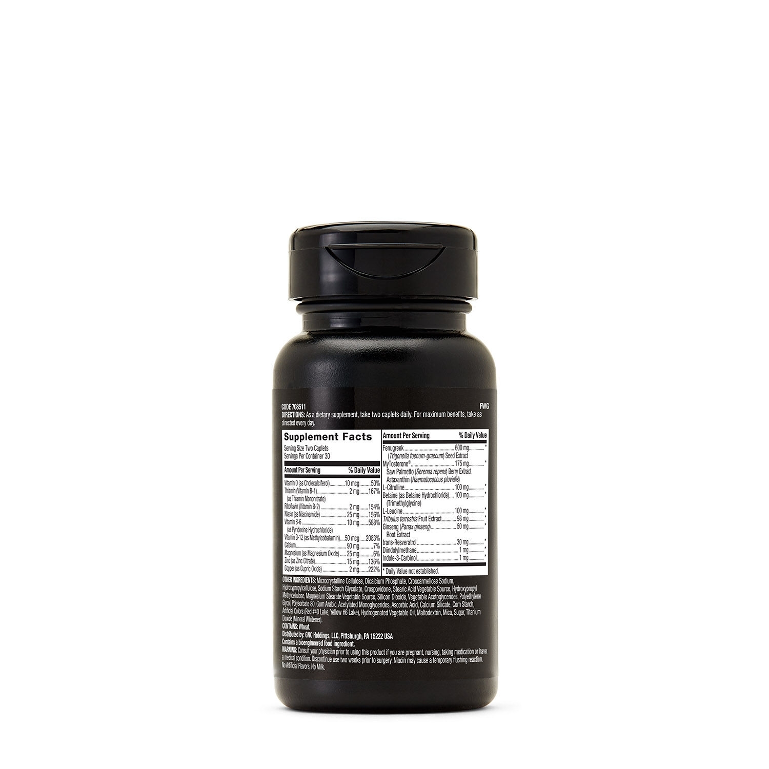 Formula pentru nivel optim si sanatos de testosteron, 60 tablete, GNC