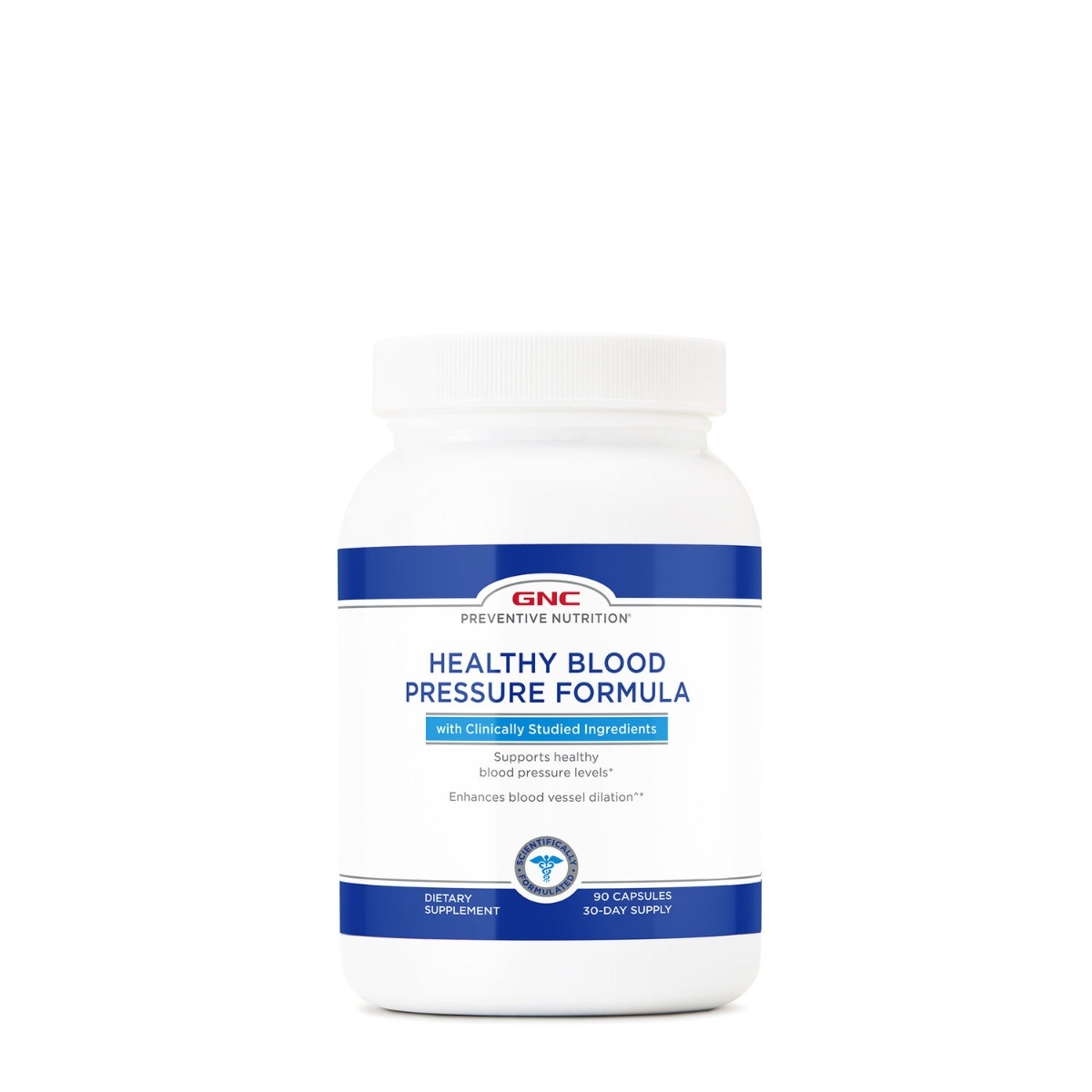 Formula pentru reglarea tensiunii arteriale Preventive Nutrition, 90 capsule, GNC