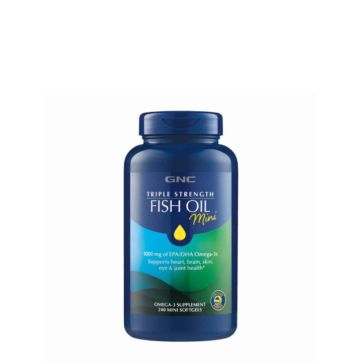 Ulei de peste Triple Strength, 240 mini capsule, GNC